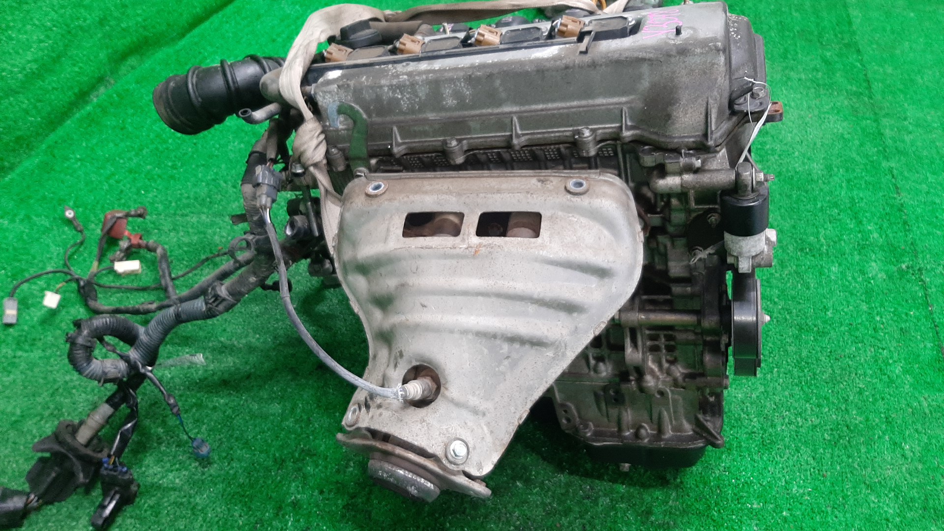 Двигатель TOYOTA COROLLA FIELDER ZZE122G 1ZZ-FE MEX 4 ракурс