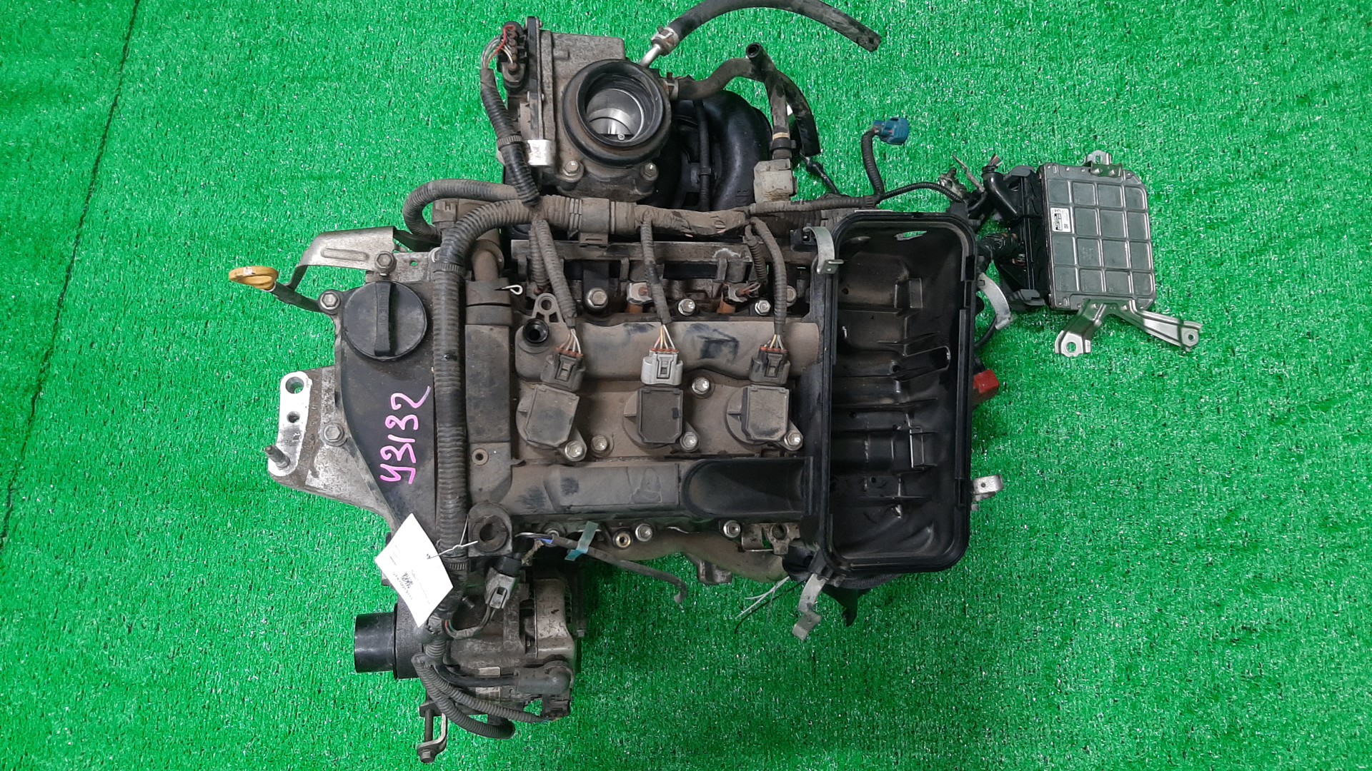 Двигатель TOYOTA VITZ KSP130 1KR-FE 1MOD 1 ракурс