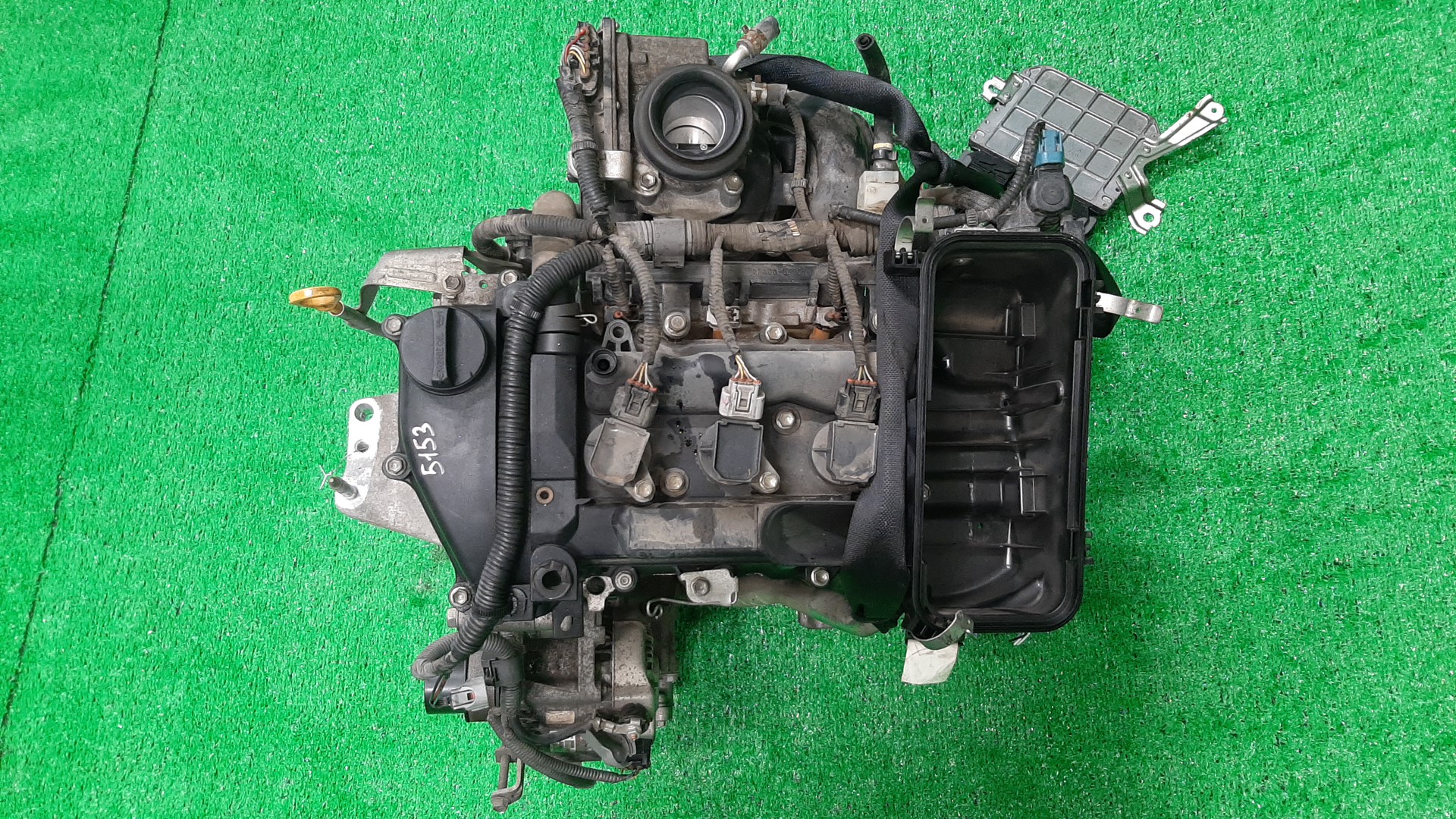 Двигатель TOYOTA VITZ KSP130 1KR-FE 1MOD 1 ракурс