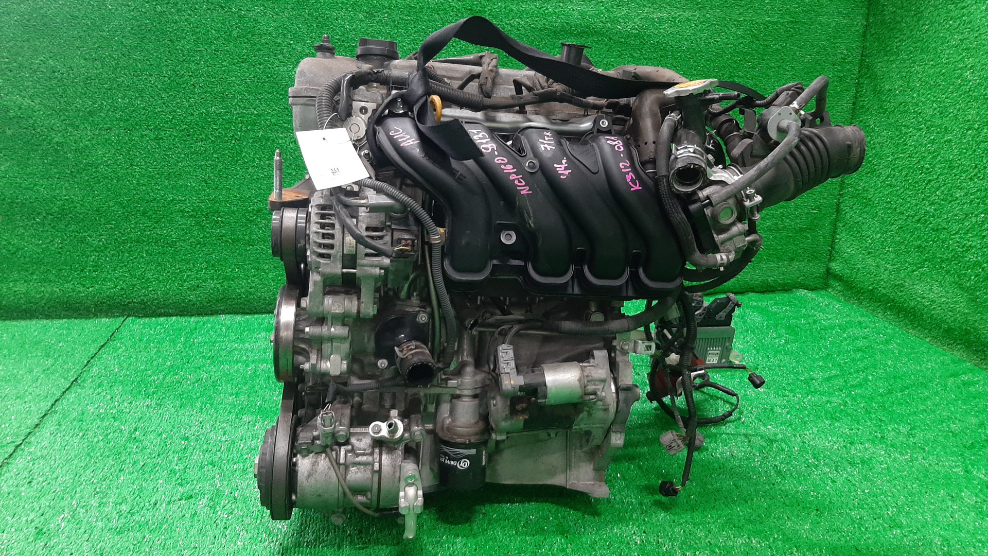 Двигатель TOYOTA PROBOX, COROLLA FIELDER, PORTE, SUCCEED, SPADE, COROLLA  AXIO NCP160V, NZE161G, NCP141, NZE161 1NZ-FE ELECTRO 3 ракурс
