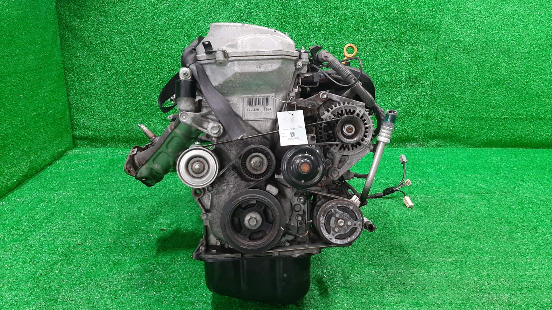 Двигатель TOYOTA COROLLA FIELDER ZZE122G 1ZZ-FE MEX 2 ракурс