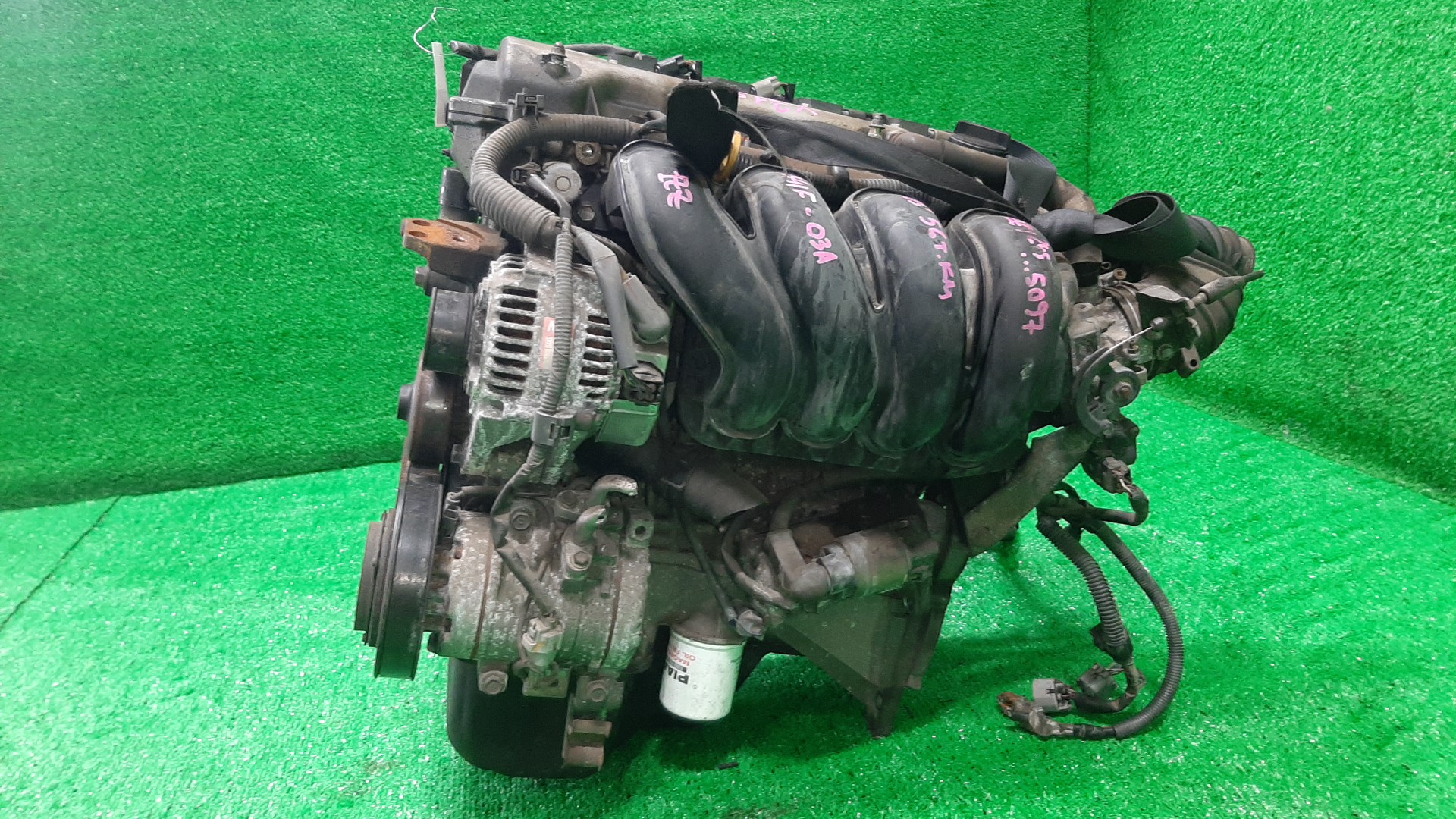 Двигатель TOYOTA COROLLA, PREMIO, COROLLA SPACIO, WISH, ALLION, COROLLA FIELDER, ALLEX, COROLLA RUNX, VOLTZ, WILL VS ZZE124, ZZT245, ZZE124N, ZNE14G, ZZE124G, ZZE138, ZZE129 1ZZ-FE MEX 3 ракурс