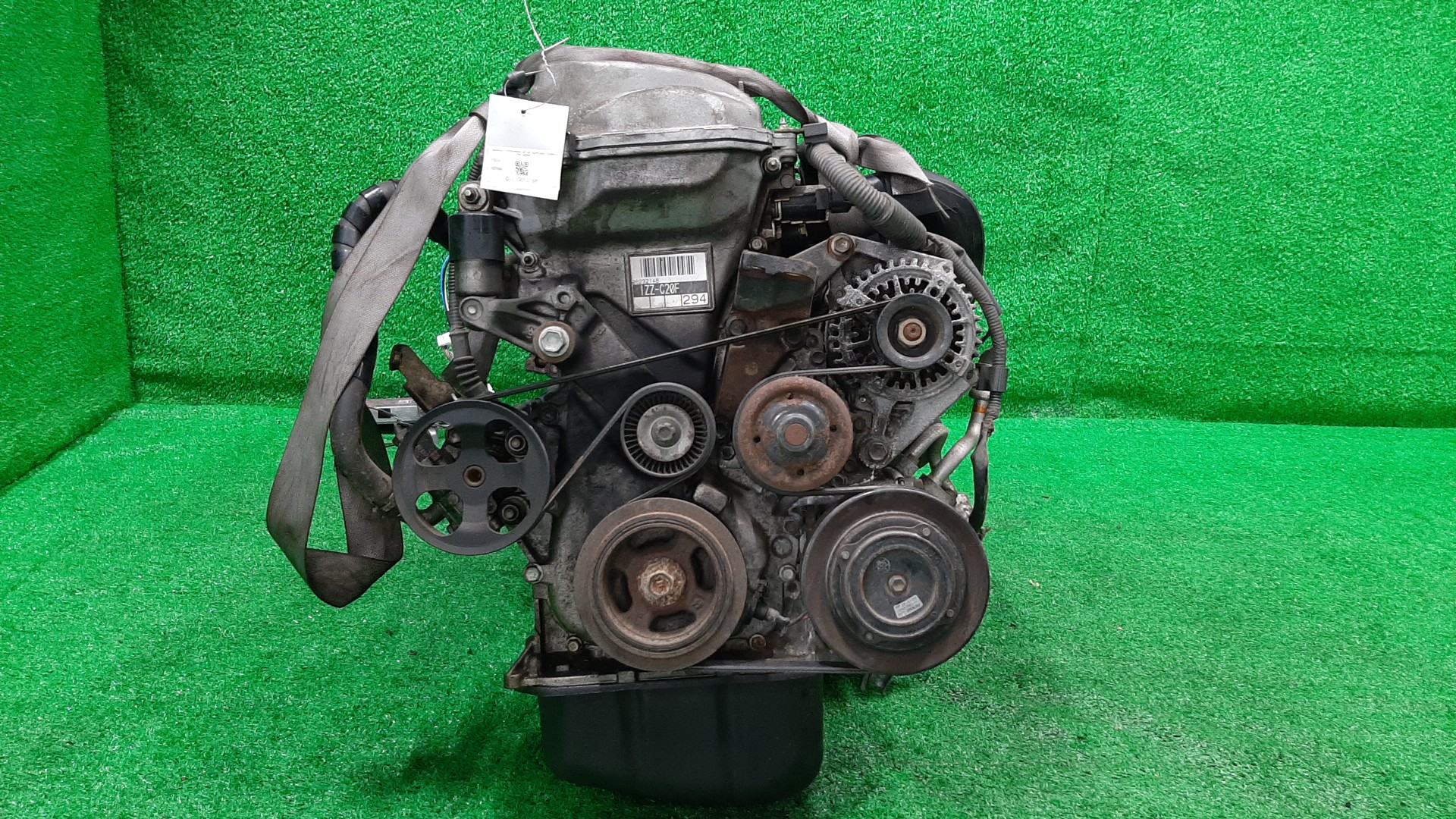 Двигатель TOYOTA COROLLA, PREMIO, COROLLA SPACIO, WISH, ALLION, COROLLA FIELDER, ALLEX, COROLLA RUNX, VOLTZ, WILL VS ZZE124, ZZT245, ZZE124N, ZNE14G, ZZE124G, ZZE138, ZZE129 1ZZ-FE MEX 2 ракурс