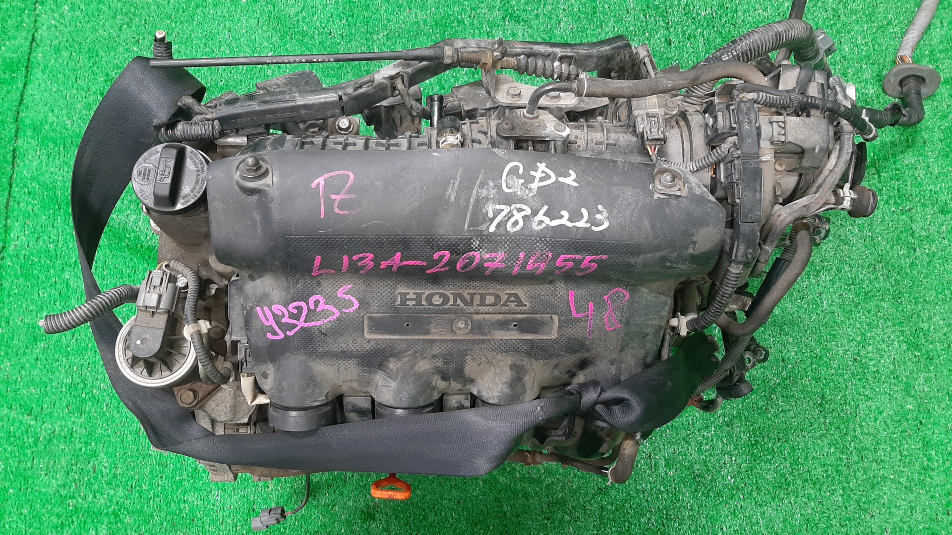 Двигатель HONDA FIT ARIA, FIT GD6, GD7, GD2, GD1 L13A I-DSI 1 ракурс