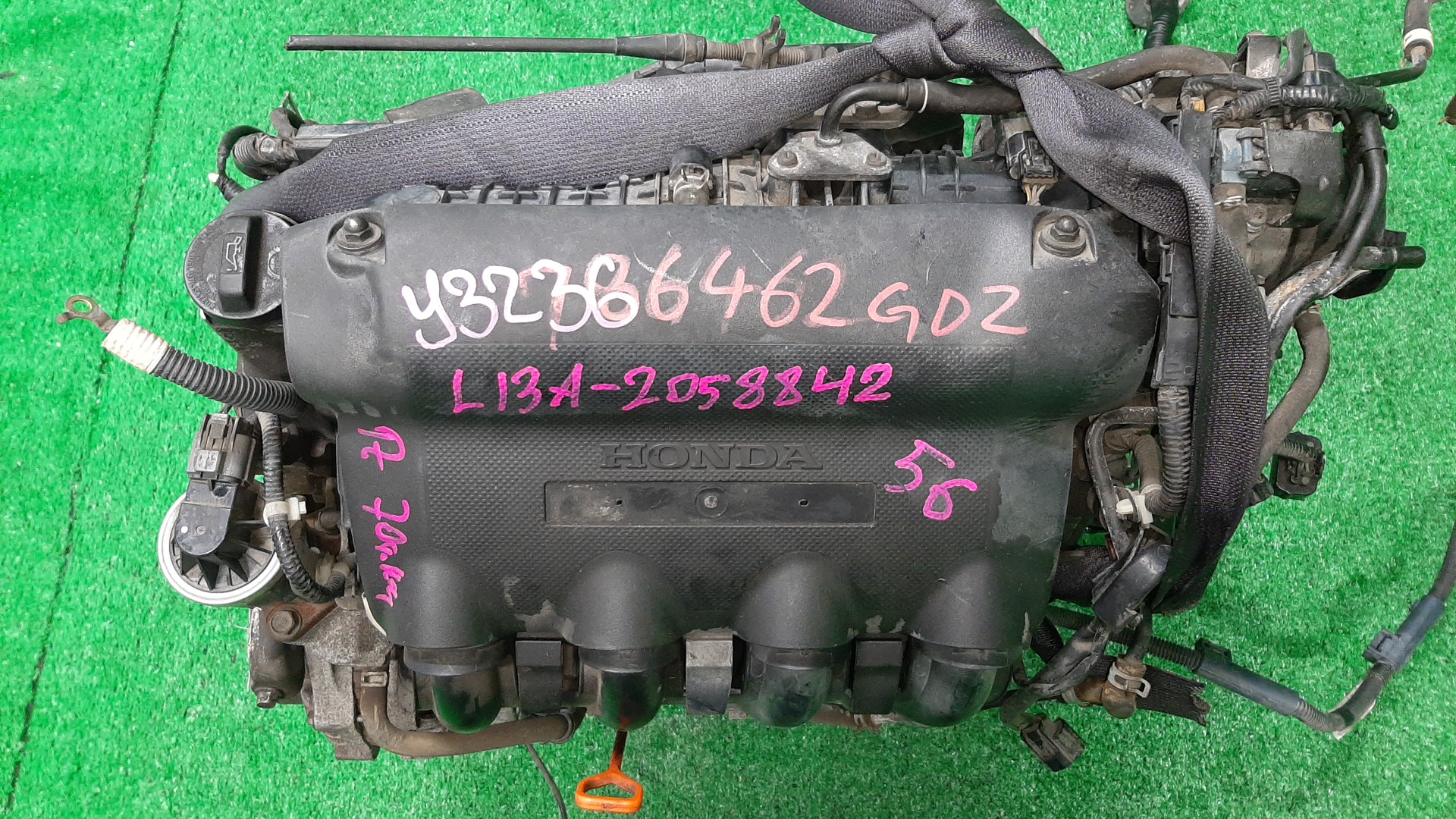 Двигатель HONDA FIT ARIA, FIT GD6, GD7, GD2, GD1 L13A I-DSI 1 ракурс