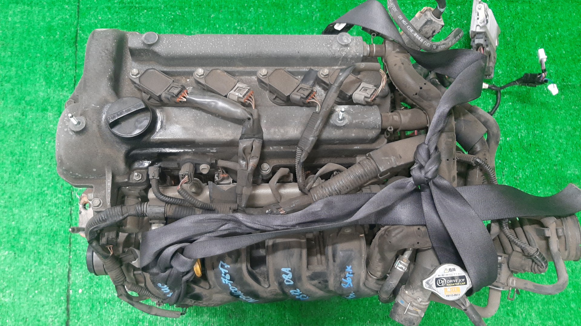Двигатель TOYOTA PROBOX, COROLLA FIELDER, PORTE, SUCCEED, SPADE, COROLLA  AXIO NCP160V, NZE161G, NCP141, NZE161 1NZ-FE ELECTRO 1 ракурс