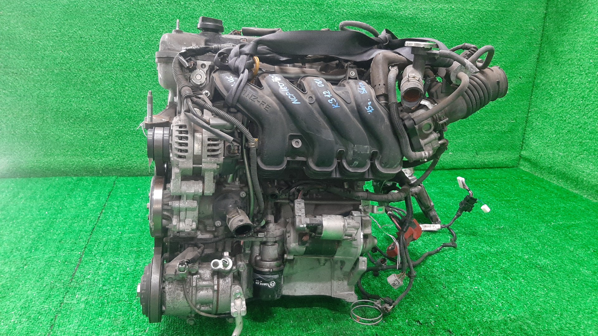 Двигатель TOYOTA PROBOX, COROLLA FIELDER, PORTE, SUCCEED, SPADE, COROLLA  AXIO NCP160V, NZE161G, NCP141, NZE161 1NZ-FE ELECTRO 3 ракурс