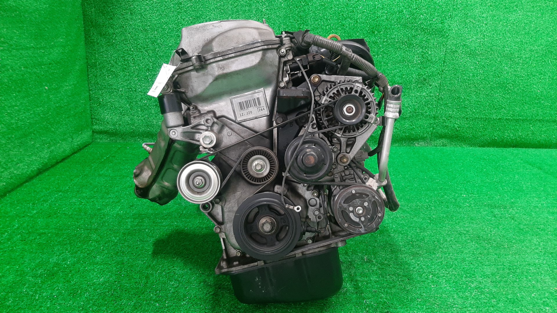 Двигатель TOYOTA CALDINA, CELICA, COROLLA, PREMIO, COROLLA SPACIO, ISIS, WISH, ALLION, COROLLA FIELDER, ALLEX, COROLLA RUNX, WILL VS, FIELDER ZGE20W, ZZT240, ZZT241W, ZZT230, ZZE122, ZNM10, ZNM10W, ZNM10G, ZNE10, ZNE10G, ZZE127 1ZZ-FE MEX 2 ракурс