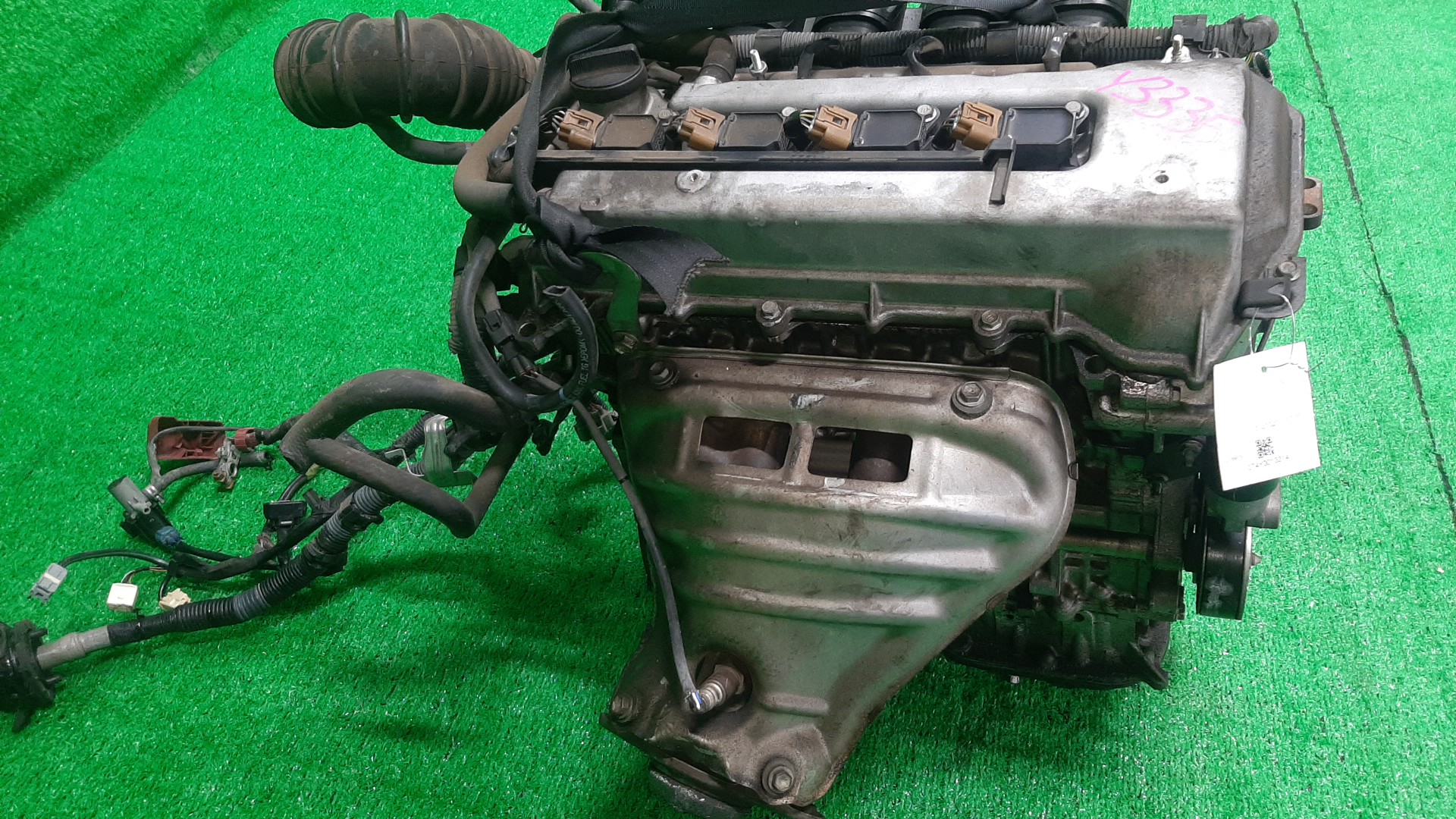 Двигатель TOYOTA CALDINA, CELICA, COROLLA, PREMIO, COROLLA SPACIO, ISIS, WISH, ALLION, COROLLA FIELDER, ALLEX, COROLLA RUNX, WILL VS, FIELDER ZGE20W, ZZT240, ZZT241W, ZZT230, ZZE122, ZNM10, ZNM10W, ZNM10G, ZNE10, ZNE10G, ZZE127 1ZZ-FE MEX 4 ракурс