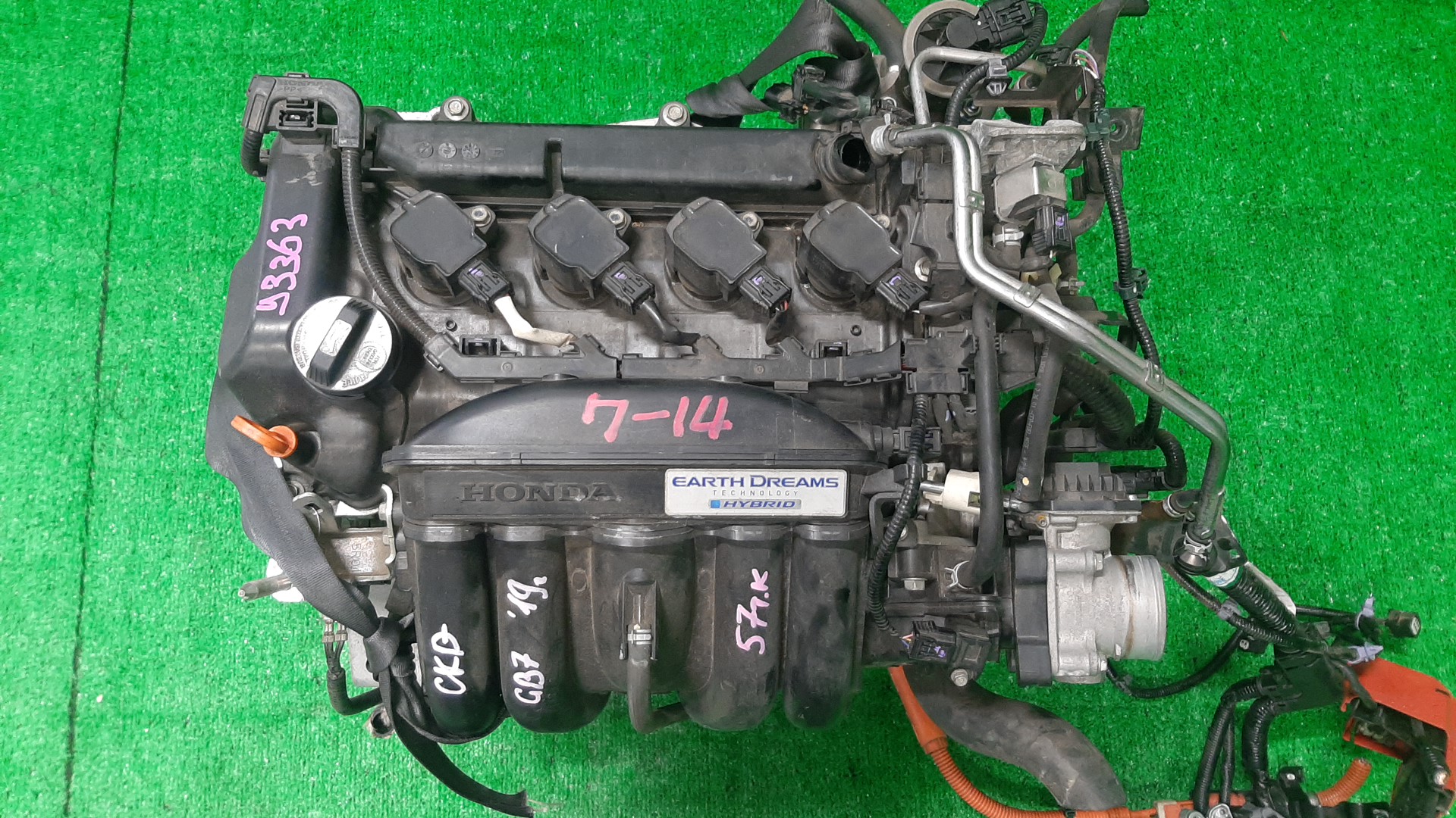 Двигатель HONDA FREED+, FIT, FREED, SHUTTLE GB7, GP6, GP5, GP7, GP8 LEB 5659682 1 ракурс