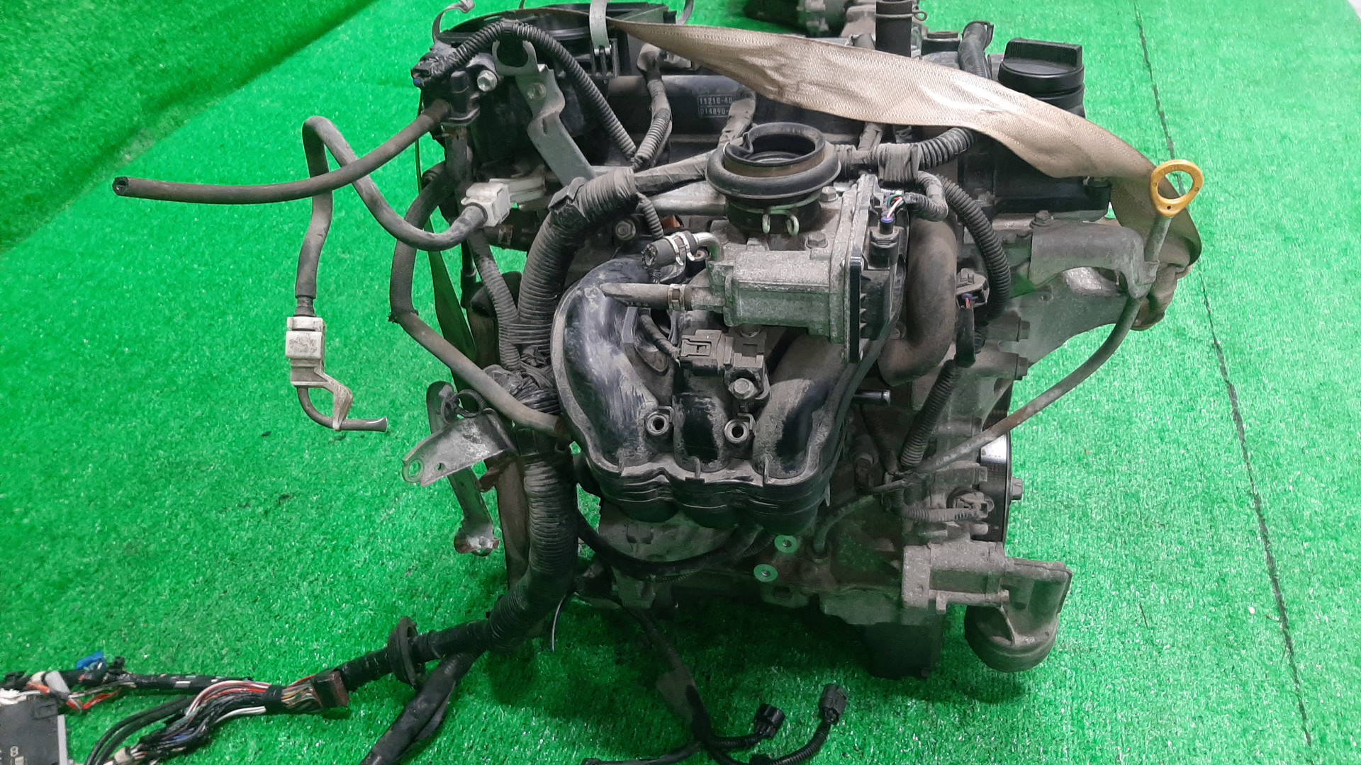 Двигатель TOYOTA PASSO, BOON KGC30, KGC35, M600S, M610S 1KR-FE 1MOD 4 ракурс