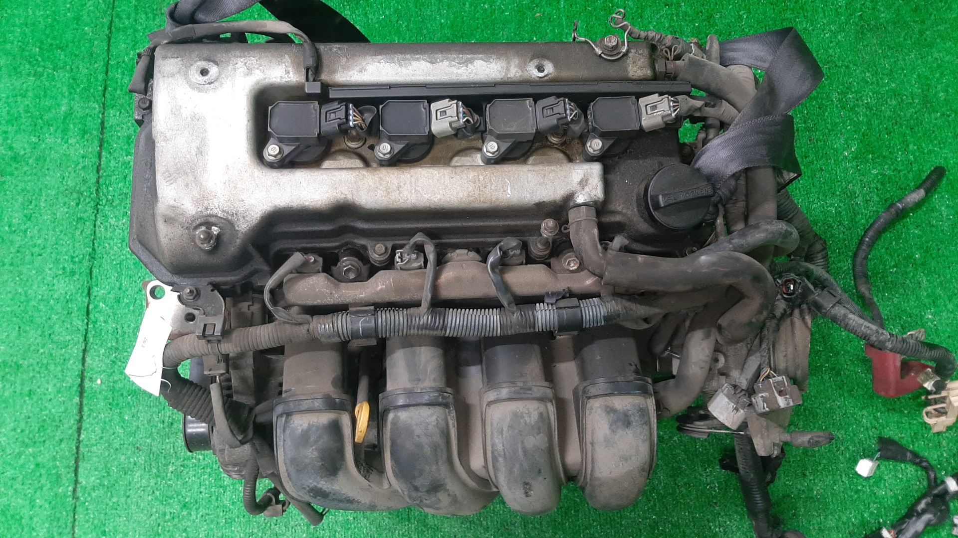 Двигатель TOYOTA COROLLA, PREMIO, COROLLA SPACIO, WISH, ALLION, COROLLA FIELDER, ALLEX, COROLLA RUNX, VOLTZ, WILL VS ZZE124, ZZT245, ZZE124N, ZNE14G, ZZE124G, ZZE138, ZZE129 1ZZ-FE MEX 1 ракурс