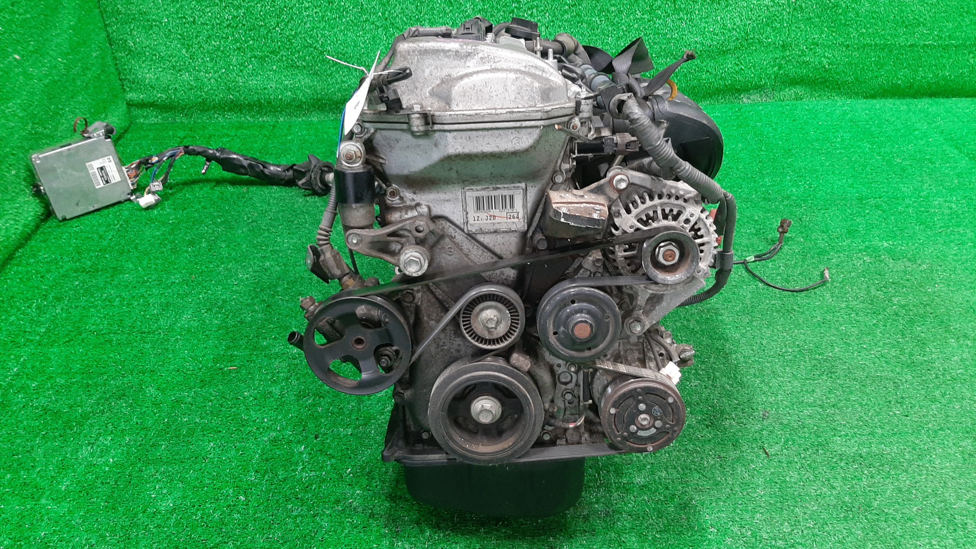 Двигатель TOYOTA CALDINA, CELICA, COROLLA, PREMIO, COROLLA SPACIO, ISIS, WISH, ALLION, COROLLA FIELDER, ALLEX, COROLLA RUNX, WILL VS, FIELDER ZGE20W, ZZT240, ZZT241W, ZZT230, ZZE122, ZNM10, ZNM10W, ZNM10G, ZNE10, ZNE10G, ZZE127 1ZZ-FE MEX 2 ракурс