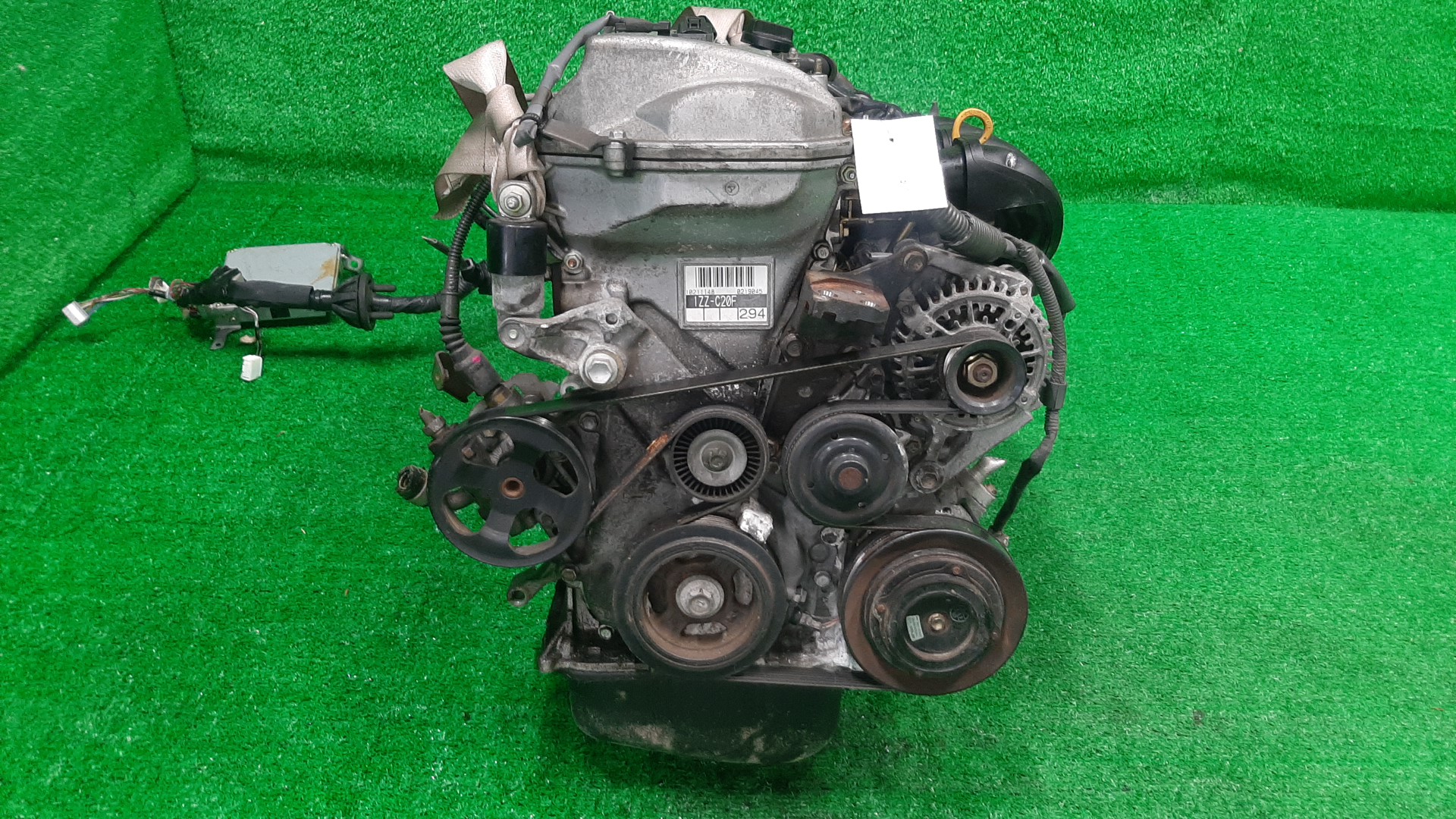 Двигатель TOYOTA COROLLA, PREMIO, COROLLA SPACIO, WISH, ALLION, COROLLA FIELDER, ALLEX, COROLLA RUNX, VOLTZ, WILL VS ZZE124, ZZT245, ZZE124N, ZNE14G, ZZE124G, ZZE138, ZZE129 1ZZ-FE MEX 2 ракурс
