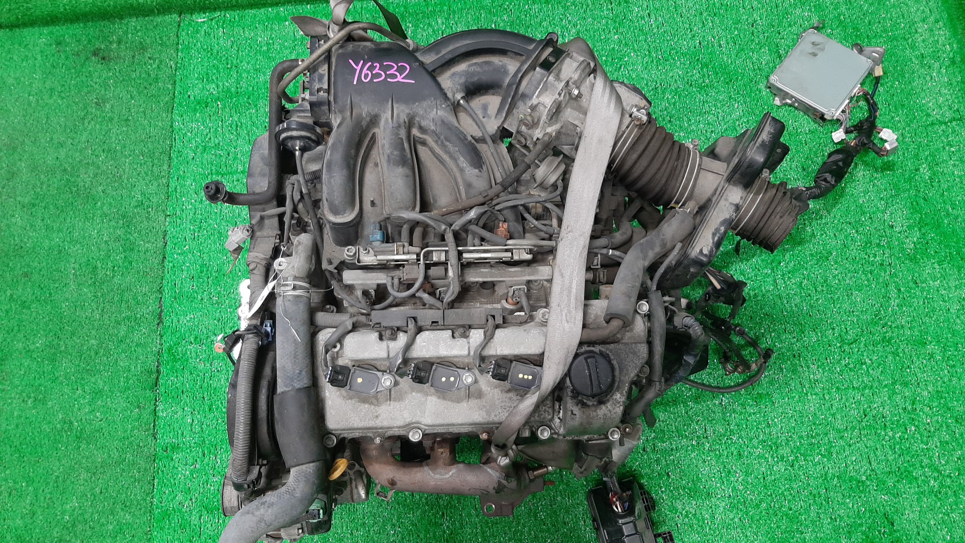 Двигатель TOYOTA ALPHARD MNH10W 1MZ-FE 1MOD 1 ракурс