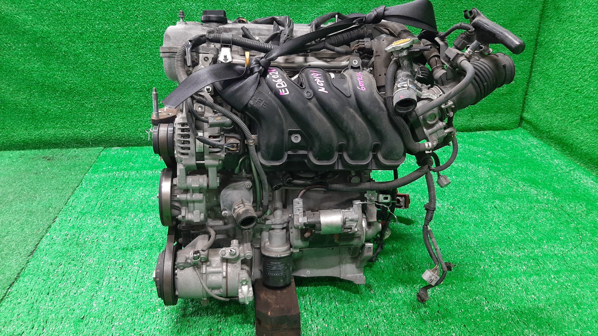 Двигатель TOYOTA PROBOX, COROLLA FIELDER, PORTE, SUCCEED, SPADE, COROLLA  AXIO NCP160V, NZE161G, NCP141, NZE161 1NZ-FE ELECTRO 3 ракурс