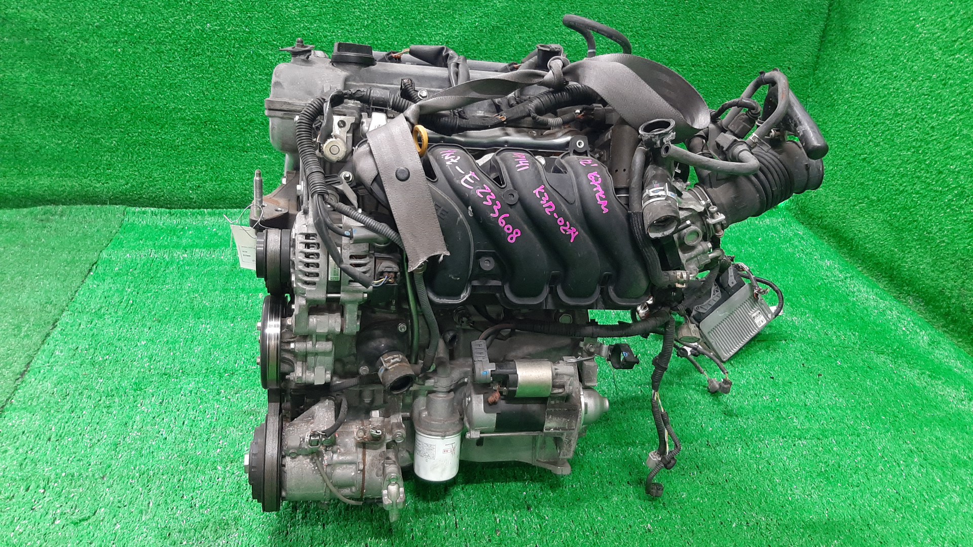 Двигатель TOYOTA PROBOX, COROLLA FIELDER, PORTE, SUCCEED, SPADE, COROLLA  AXIO NCP160V, NZE161G, NCP141, NZE161 1NZ-FE ELECTRO 3 ракурс