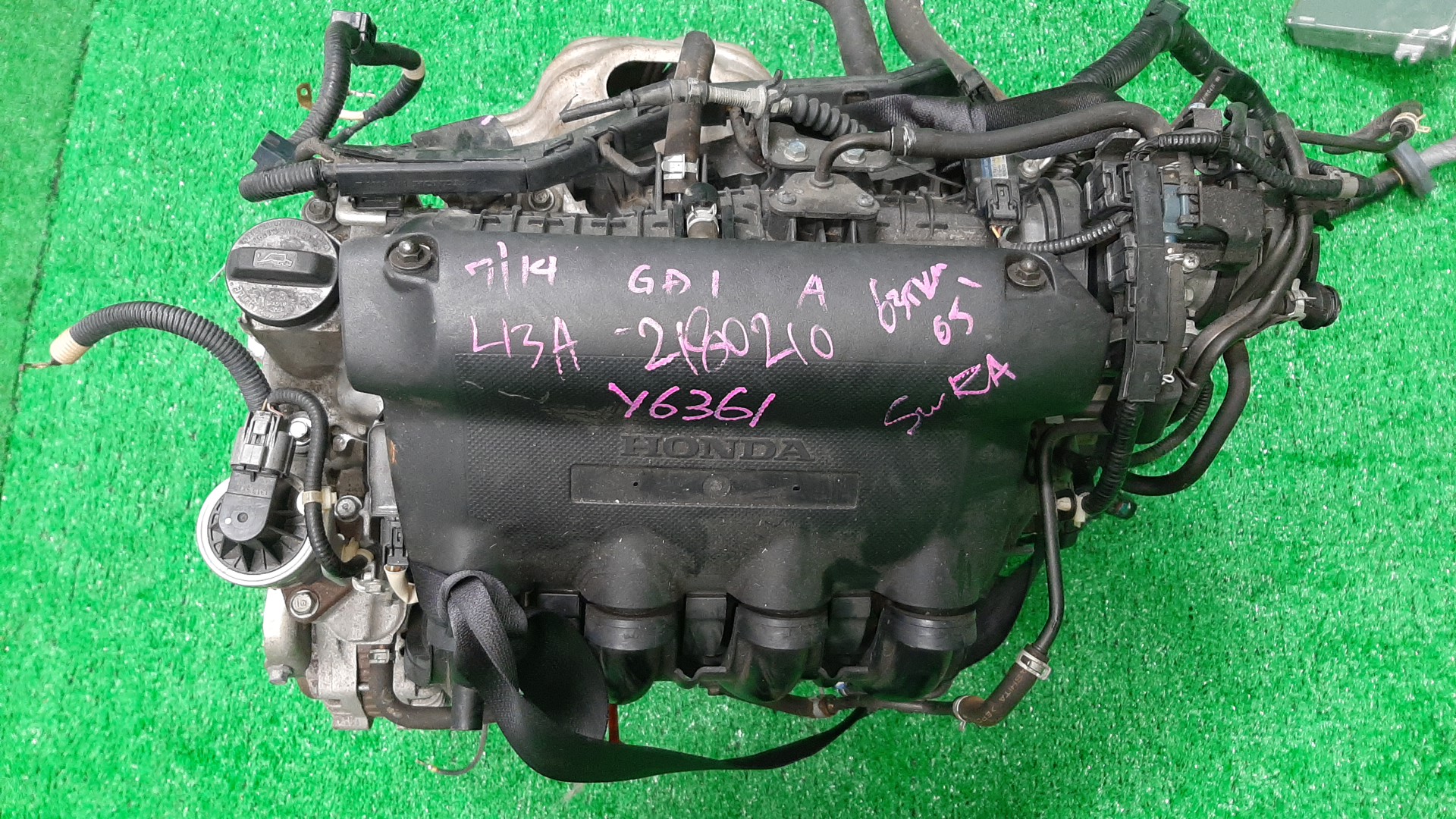 Двигатель HONDA FIT ARIA, FIT GD6, GD7, GD2, GD1 L13A I-DSI 1 ракурс