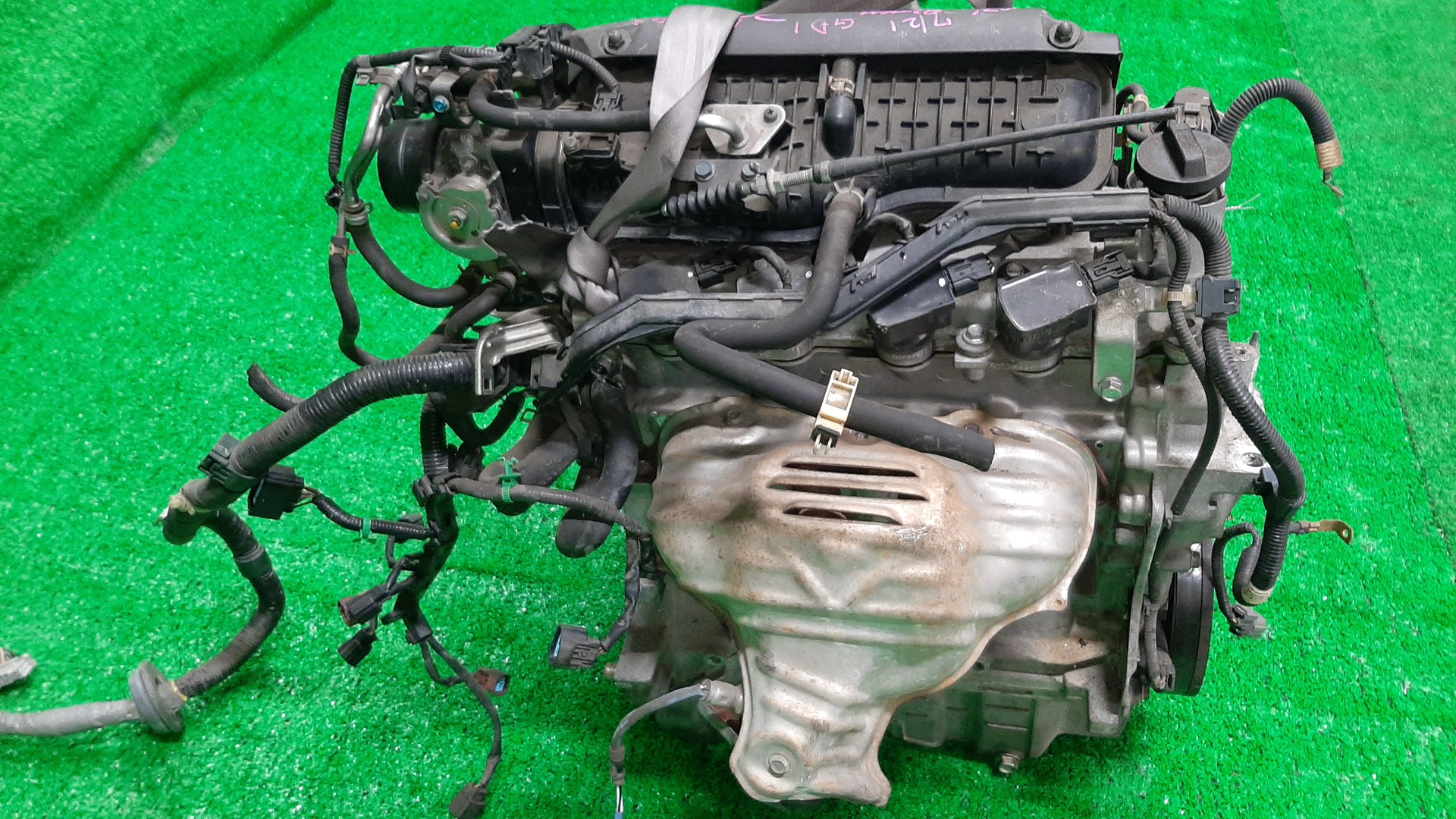 Двигатель HONDA FIT ARIA, FIT GD6, GD7, GD2, GD1 L13A I-DSI 4 ракурс