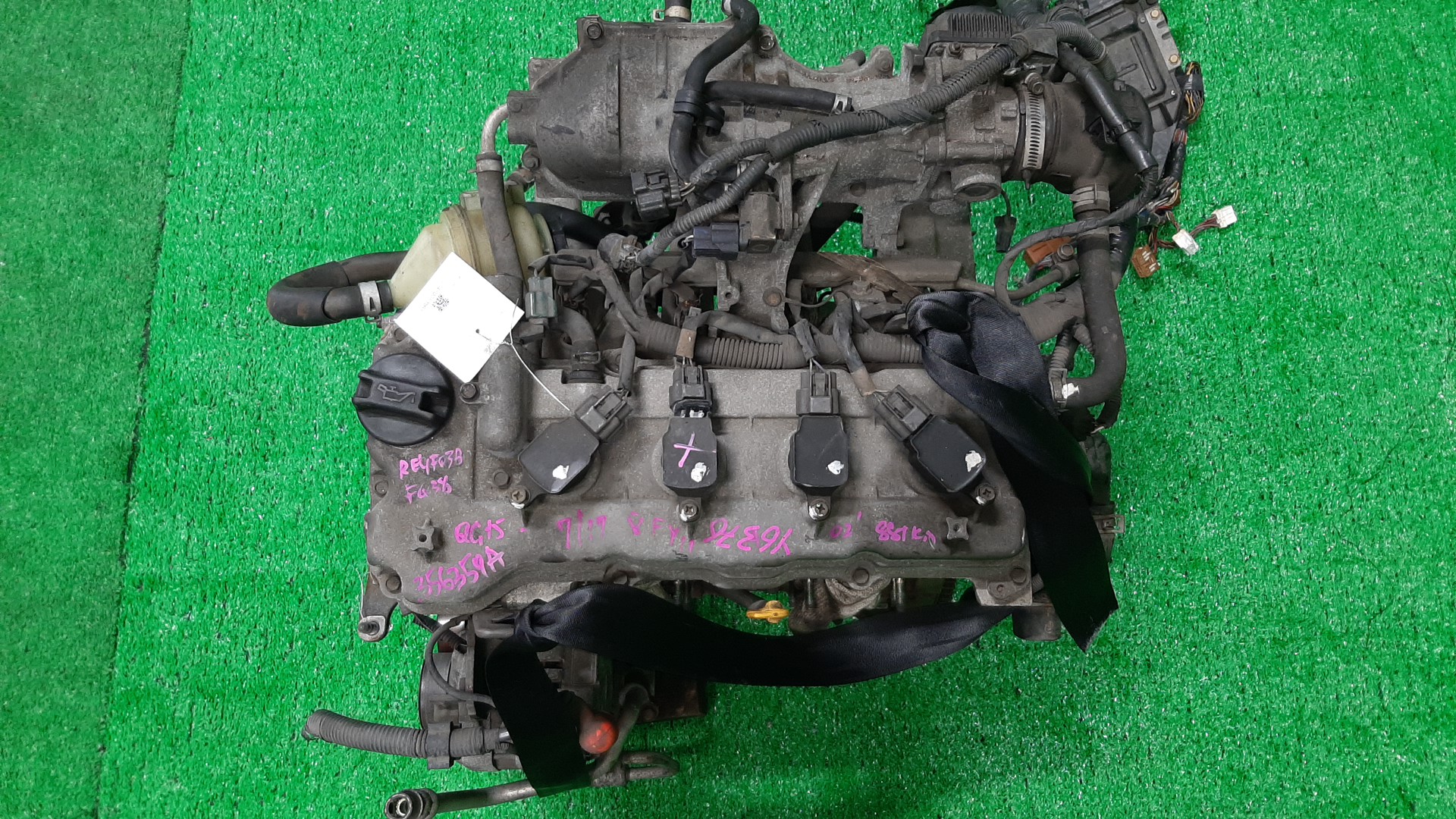 Двигатель NISSAN AD, SUNNY, WINGROAD, ALMERA, BLUEBIRD SYLPHY Y11, VFY11, FB15, WFY11, N16, FG10 QG15DE ELECTRO 1 ракурс