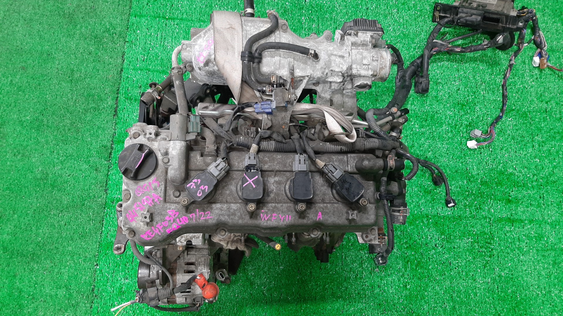 Двигатель NISSAN AD, SUNNY, WINGROAD, ALMERA, BLUEBIRD SYLPHY Y11, VFY11, FB15, WFY11, N16, FG10 QG15DE ELECTRO 1 ракурс