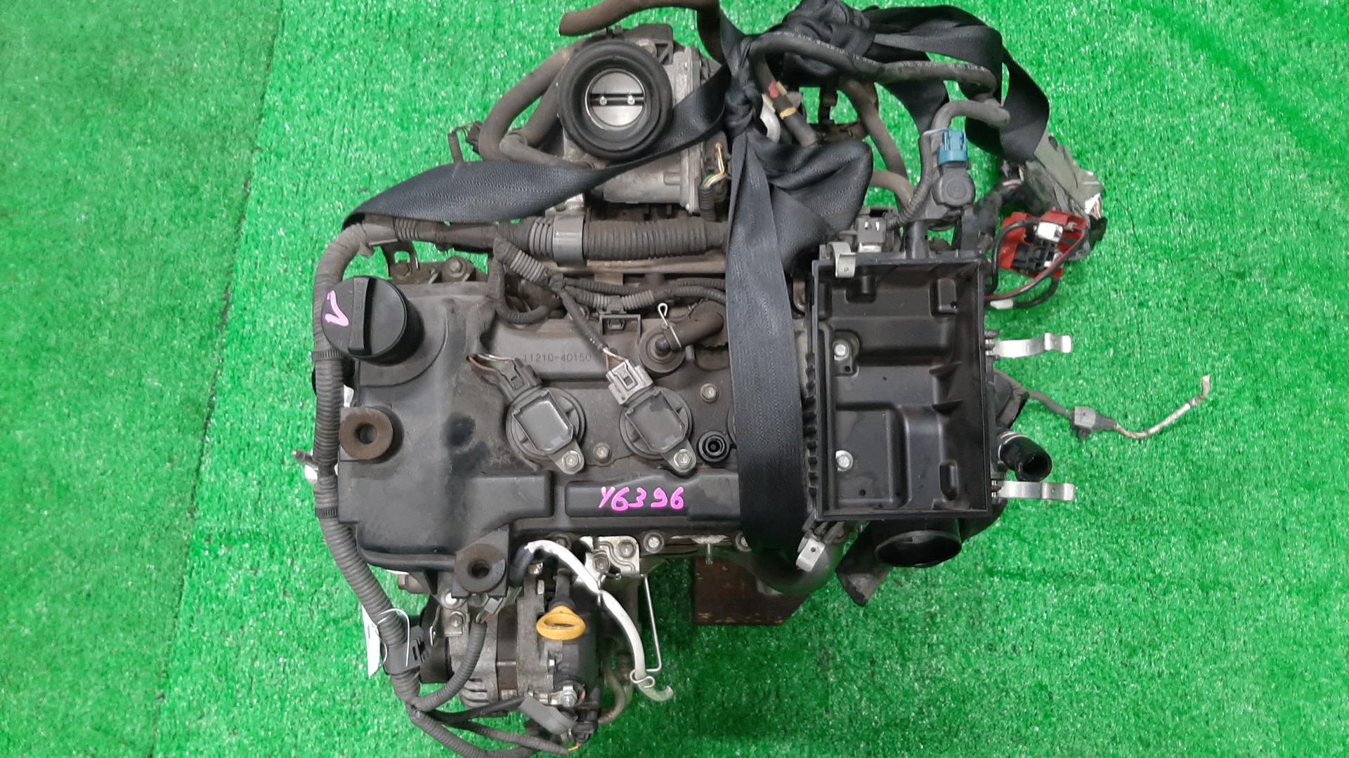 Двигатель TOYOTA VITZ KSP130 1KR-FE 2MOD 1 ракурс