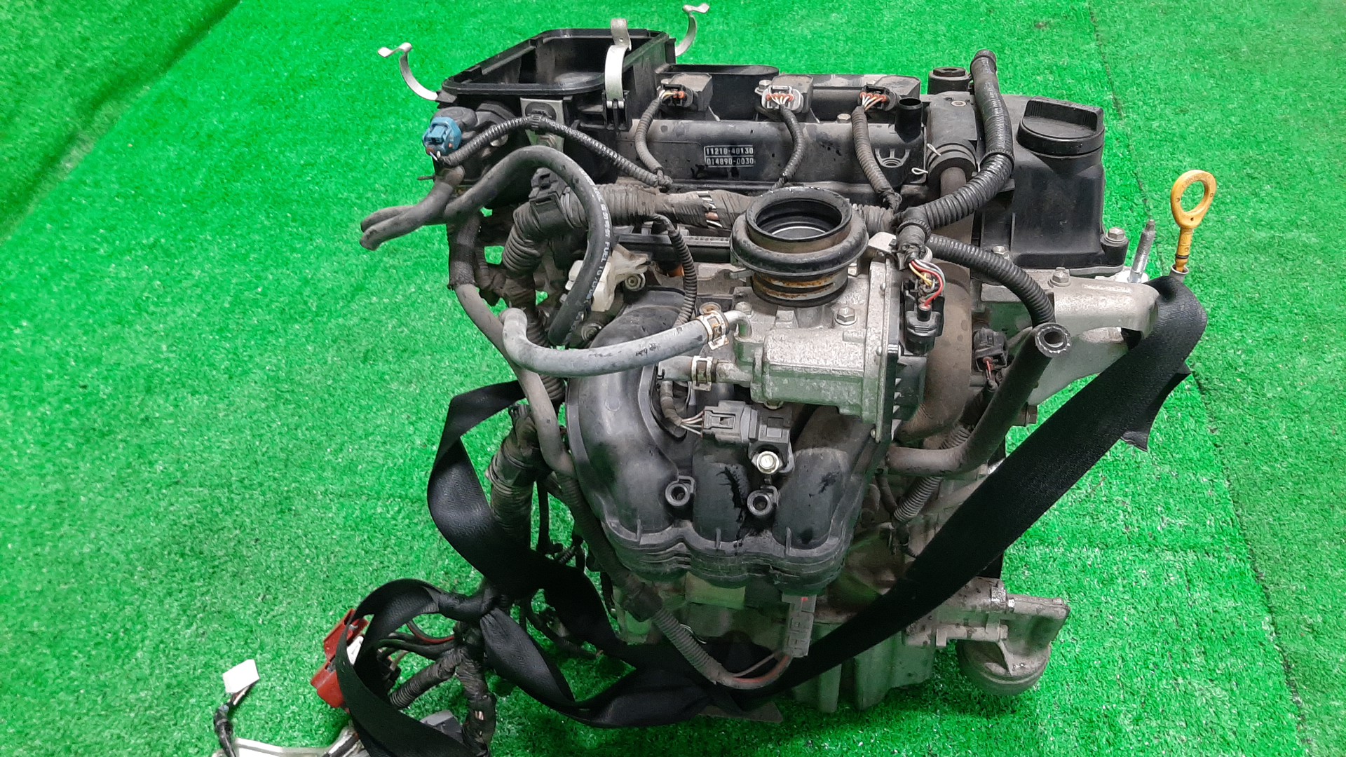 Двигатель TOYOTA VITZ KSP130 1KR-FE 1MOD 4 ракурс