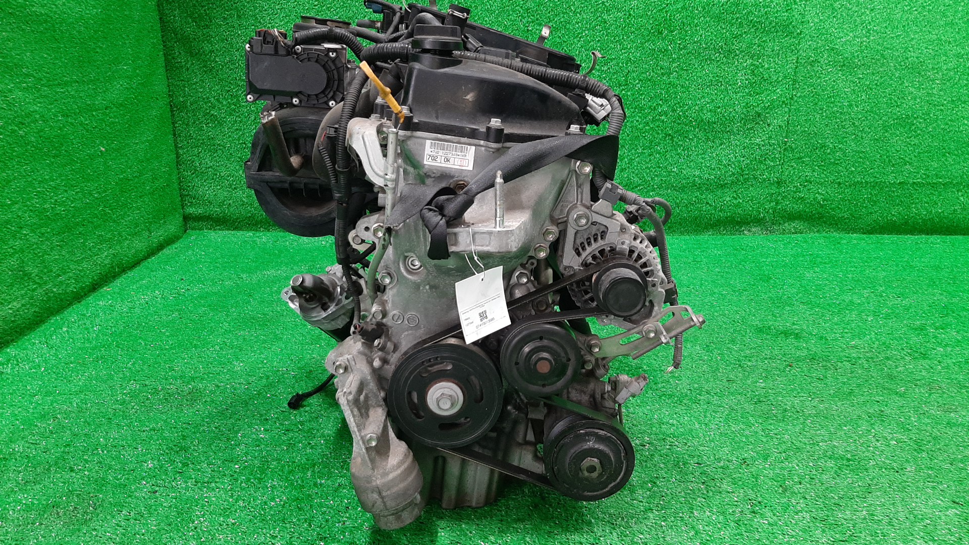 Двигатель TOYOTA VITZ KSP130 1KR-FE 1MOD 2 ракурс