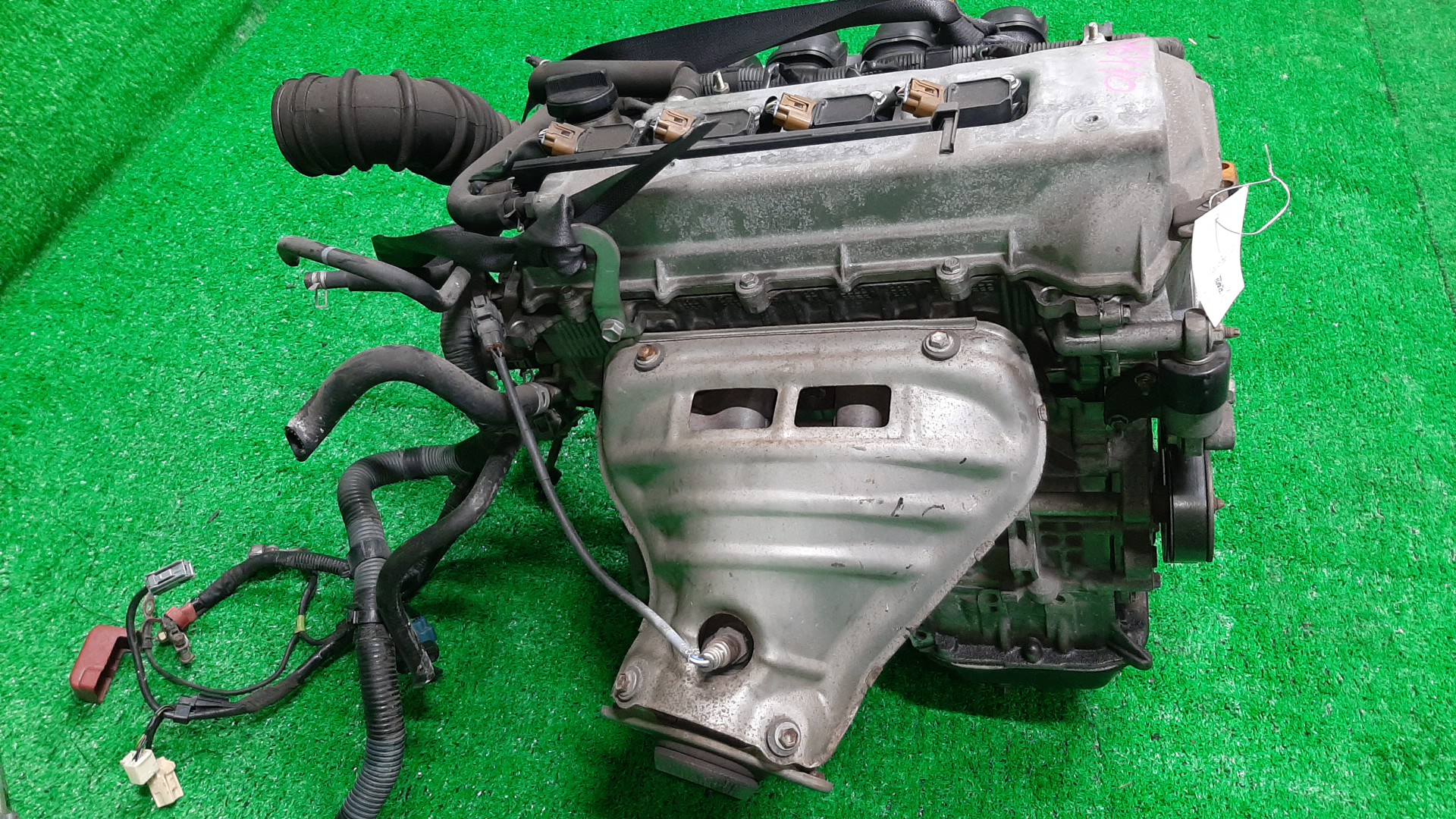 Двигатель TOYOTA COROLLA FIELDER ZZE122G 1ZZ-FE MEX 4 ракурс