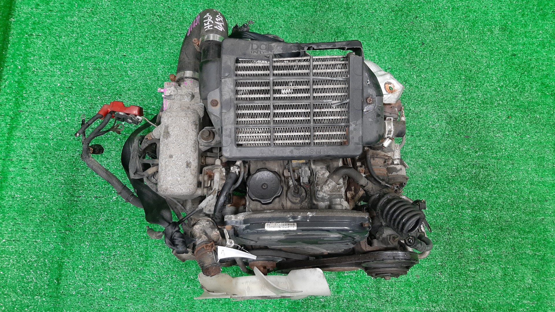Двигатель MITSUBISHI PAJERO MINI H56A 4A30T 20VALVE 1 ракурс