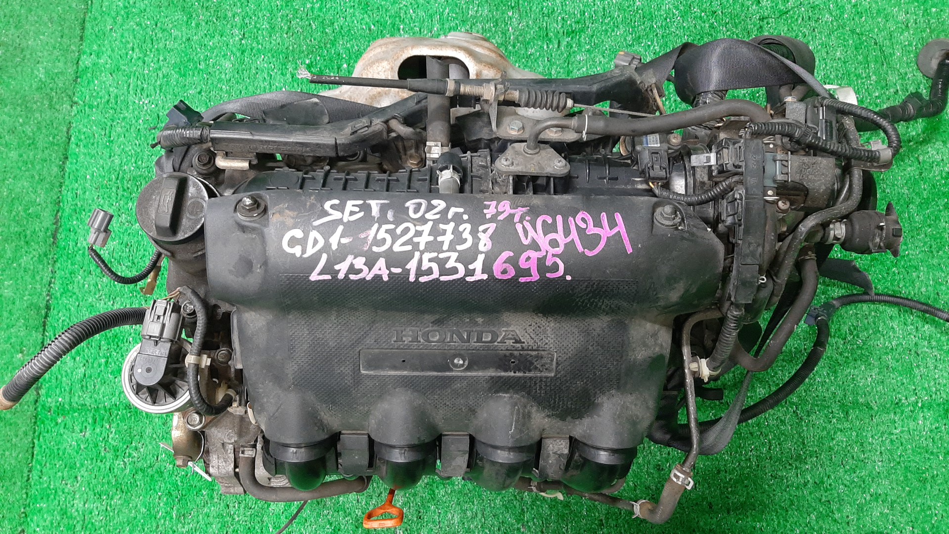 Двигатель HONDA FIT ARIA, FIT GD6, GD7, GD2, GD1 L13A I-DSI 1 ракурс