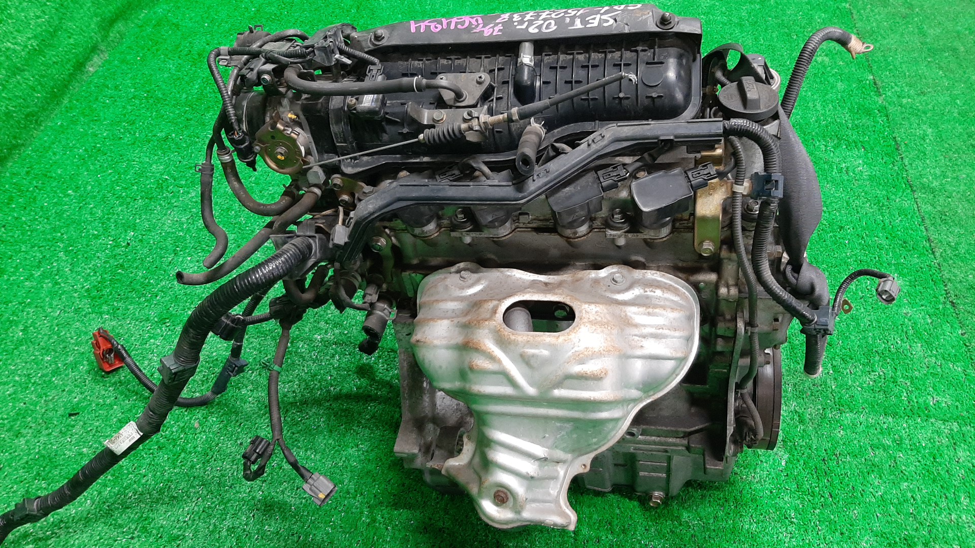 Двигатель HONDA FIT ARIA, FIT GD6, GD7, GD2, GD1 L13A I-DSI 4 ракурс