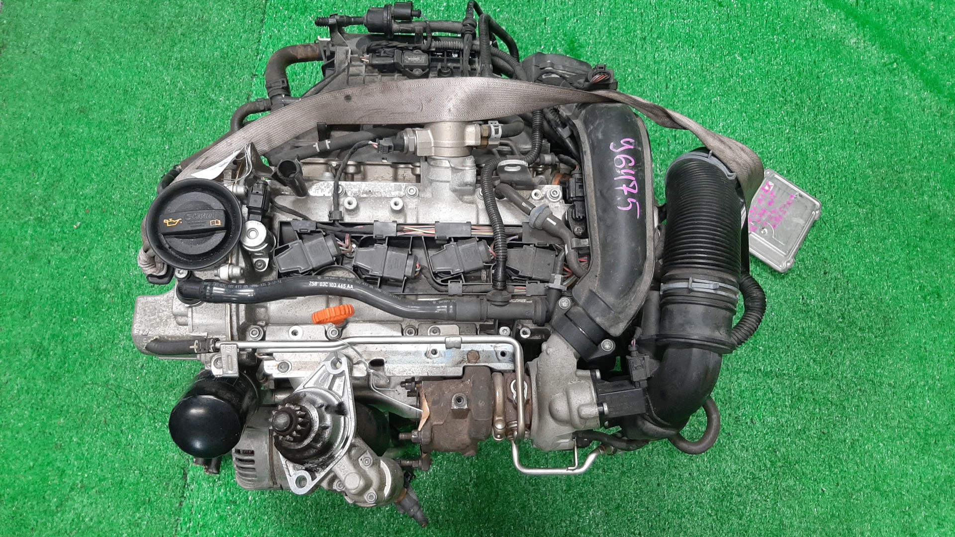 Двигатель AUDI GOLF, JETTA, GOLF PLUS, PASSAT, A1 1F, 5K1, MK6, MK5, 1K5, 1K1, A5, 1K2, 5M1, 3CCAX, 3C2, 3C, B6, 3C5, 362, 365, B7, 8X1 CAXA, CAX C05755 1 ракурс