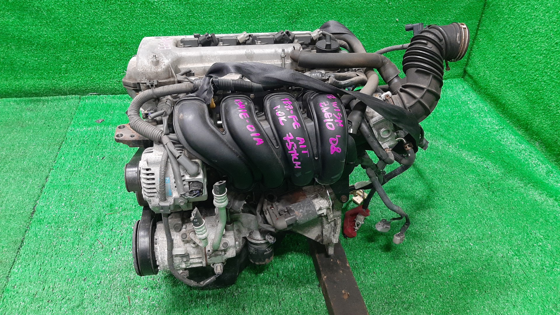Двигатель TOYOTA CALDINA, CELICA, COROLLA, PREMIO, COROLLA SPACIO, ISIS, WISH, ALLION, COROLLA FIELDER, ALLEX, COROLLA RUNX, WILL VS, FIELDER ZGE20W, ZZT240, ZZT241W, ZZT230, ZZE122, ZNM10, ZNM10W, ZNM10G, ZNE10, ZNE10G, ZZE127 1ZZ-FE ELECTRO 3 ракур