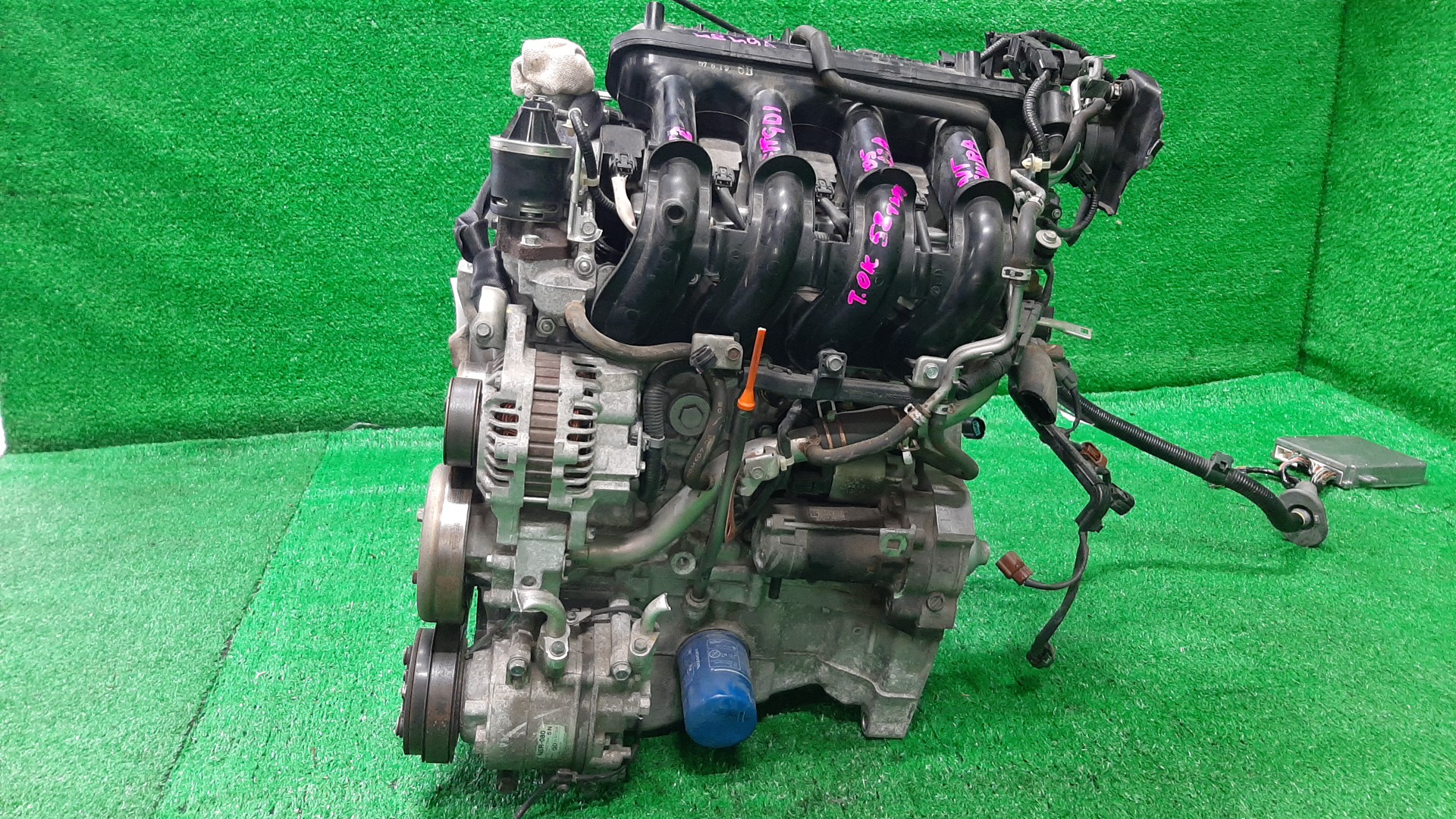 Двигатель HONDA FIT ARIA, FIT GD6, GD7, GD2, GD1 L13A I-DSI 3 ракурс
