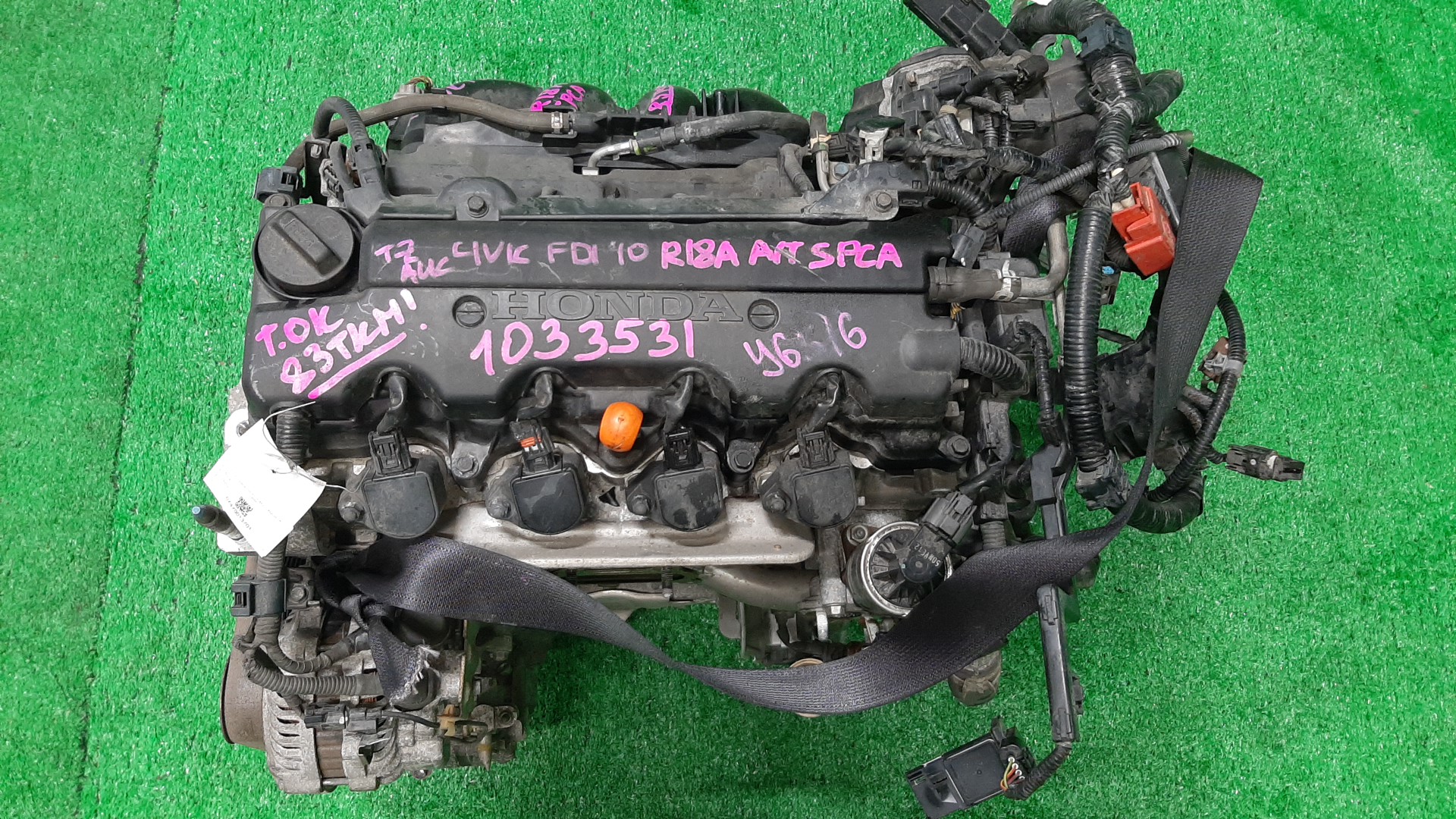 Двигатель HONDA CIVIC FD1 R18A 1033531 1 ракурс
