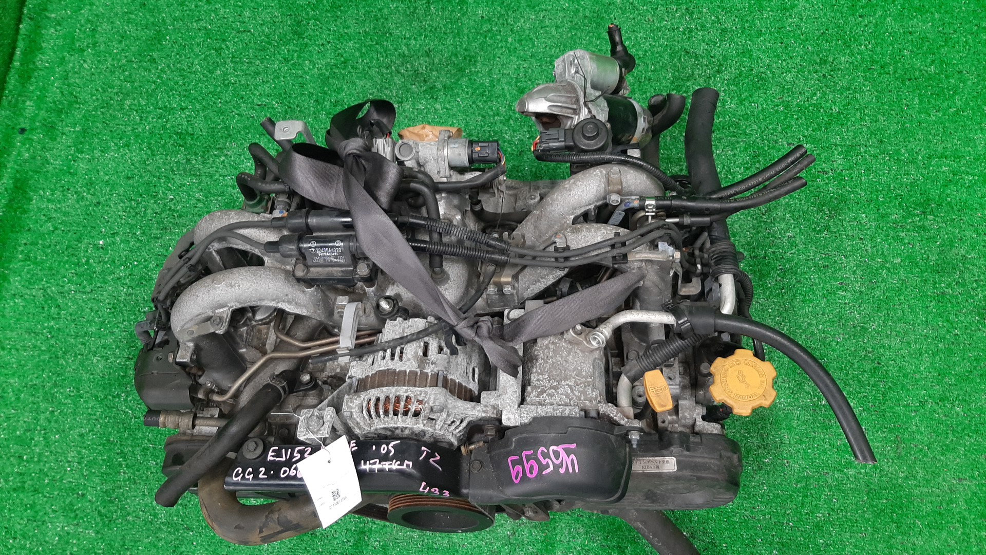 Двигатель SUBARU IMPREZA GG2, GG3, GD3, GD2 EJ152 EJ152DP8AE 1 ракурс
