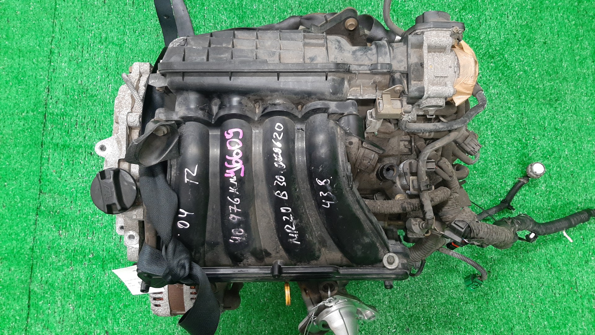 Двигатель NISSAN LAFESTA B30 MR20DE 001382A 1 ракурс