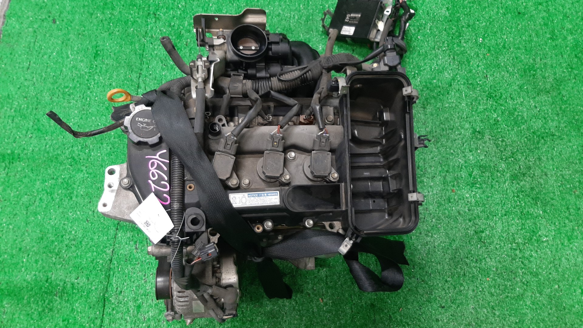 Двигатель TOYOTA PASSO, BOON KGC15, KGC10, M310S, M300S 1KR-FE 0443630 1 ракурс