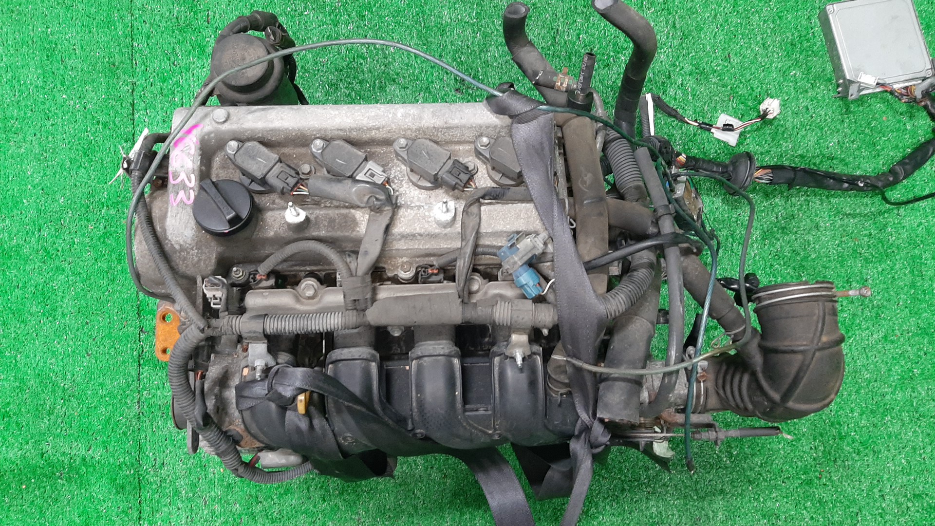 Двигатель TOYOTA FUNCARGO, IST, PLATZ, RAUM, VITZ, PROBOX, BB, PORTE, SIENTA, SUCCEED, WILL CYPHA NCP25, NCP65, NCP16, NCZ25, NCP15, NCP55V, NCP59G, NCP35, NNP15, NCP85G, NCP75 1NZ-FE B854753 1 ракурс