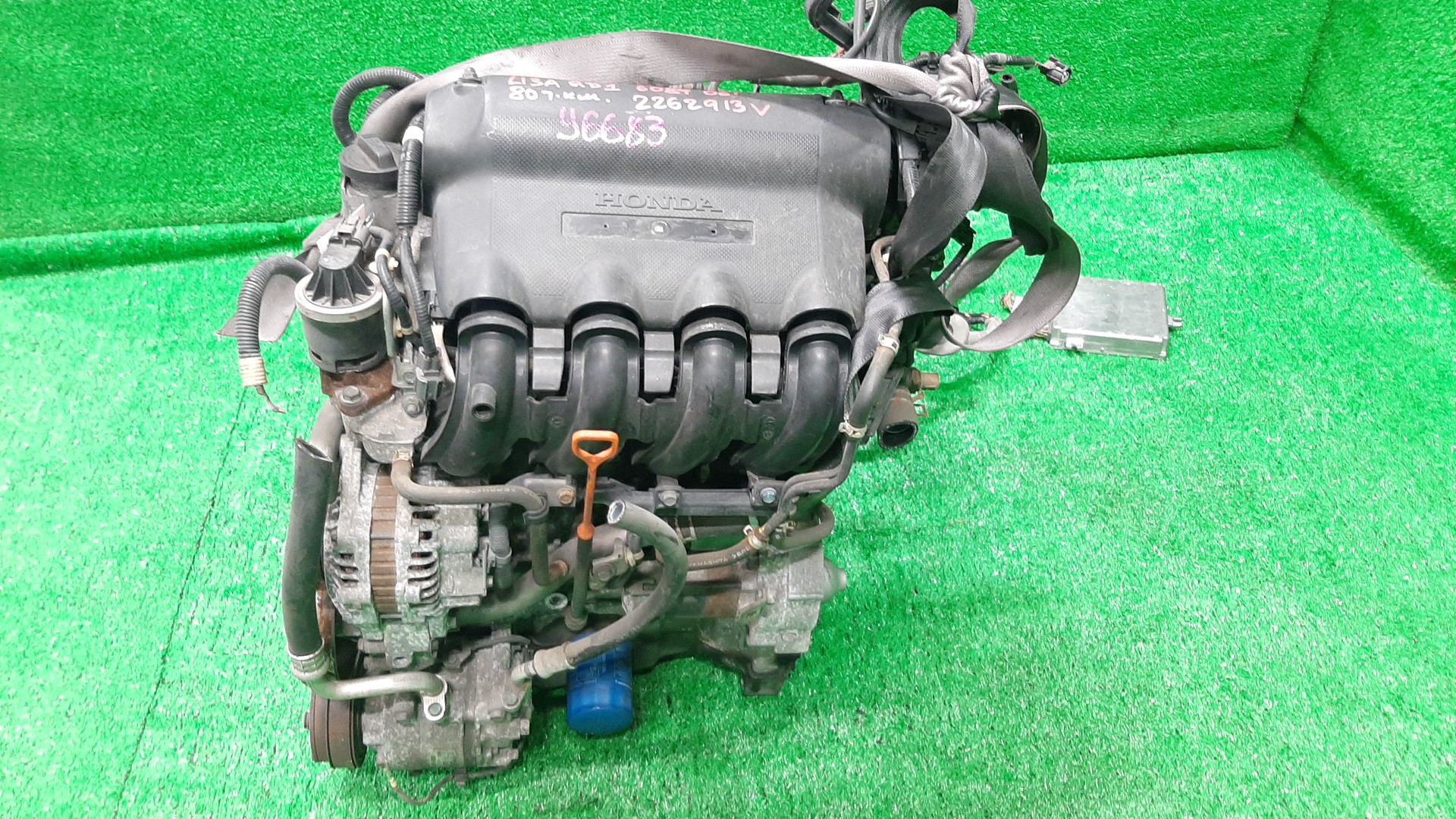 Двигатель HONDA FIT ARIA, FIT GD6, GD7, GD2, GD1 L13A I-DSI 3 ракурс