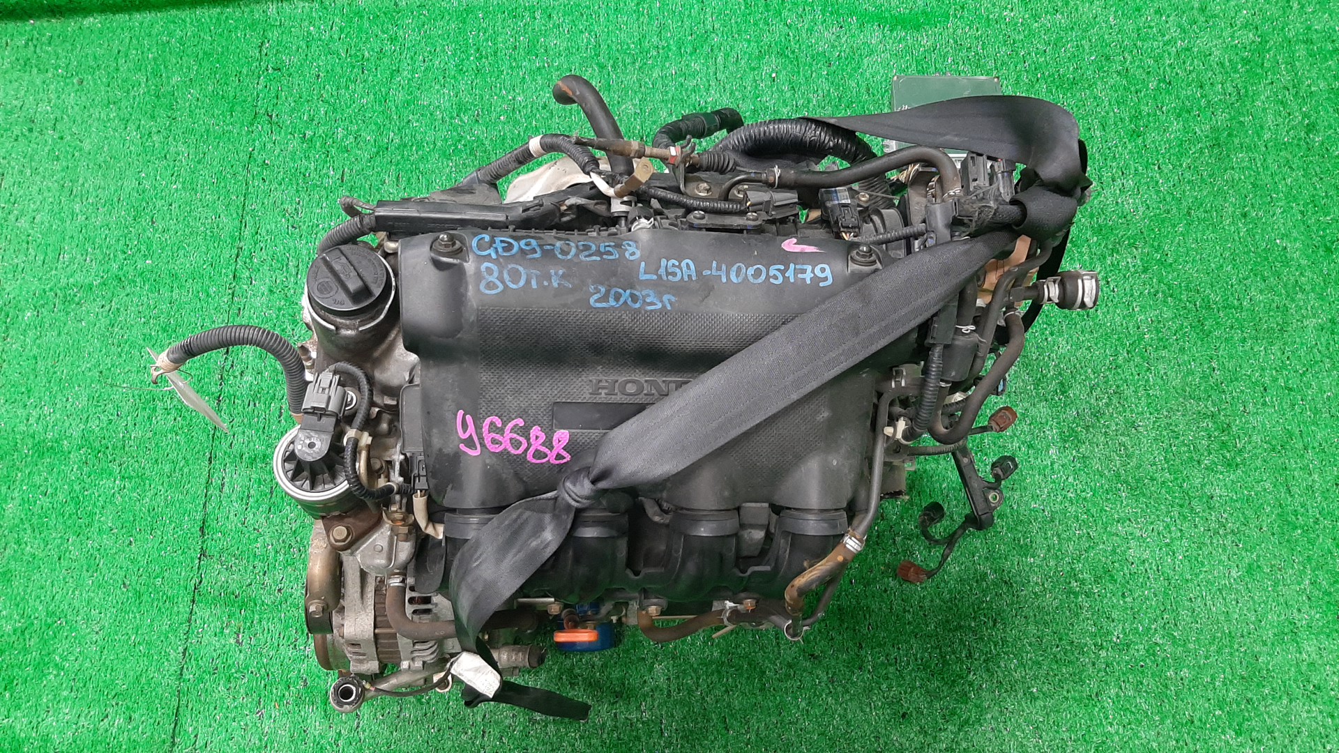 Двигатель HONDA FIT ARIA GD9, GD8 L15A I-DSI 1 ракурс