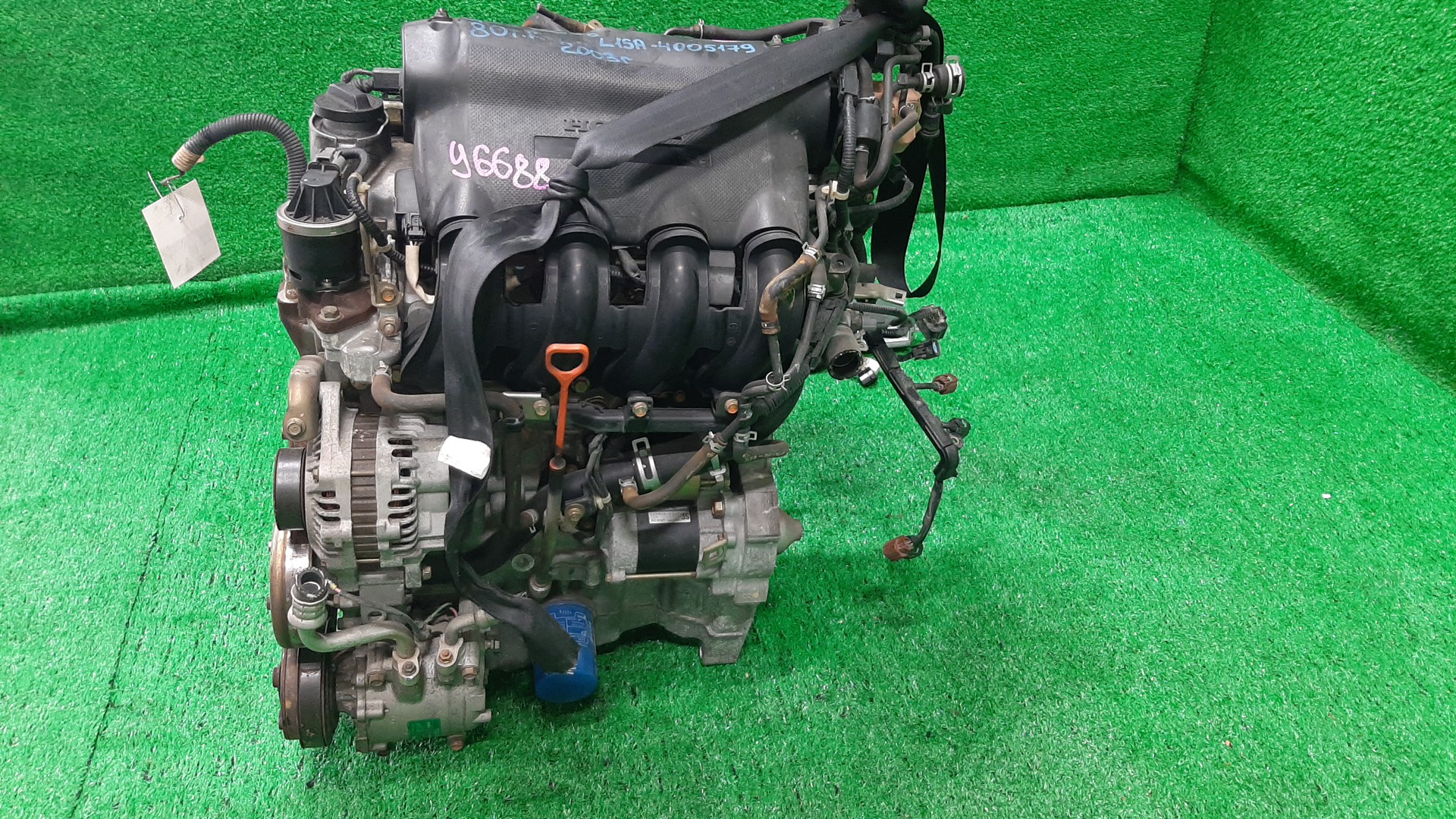 Двигатель HONDA FIT ARIA GD9, GD8 L15A I-DSI 3 ракурс