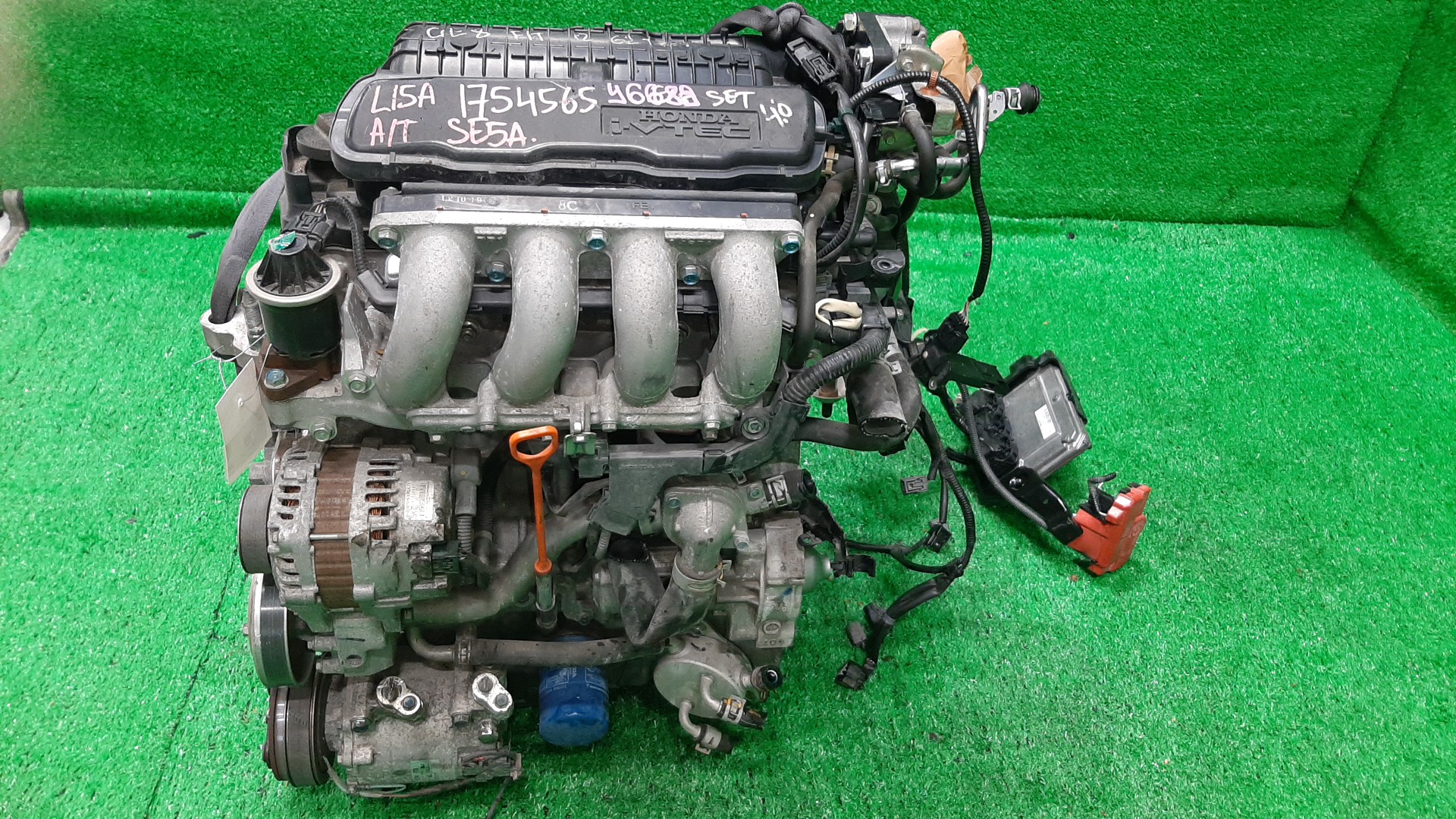 Двигатель HONDA FIT GE8 L15A 2MOD 3 ракурс