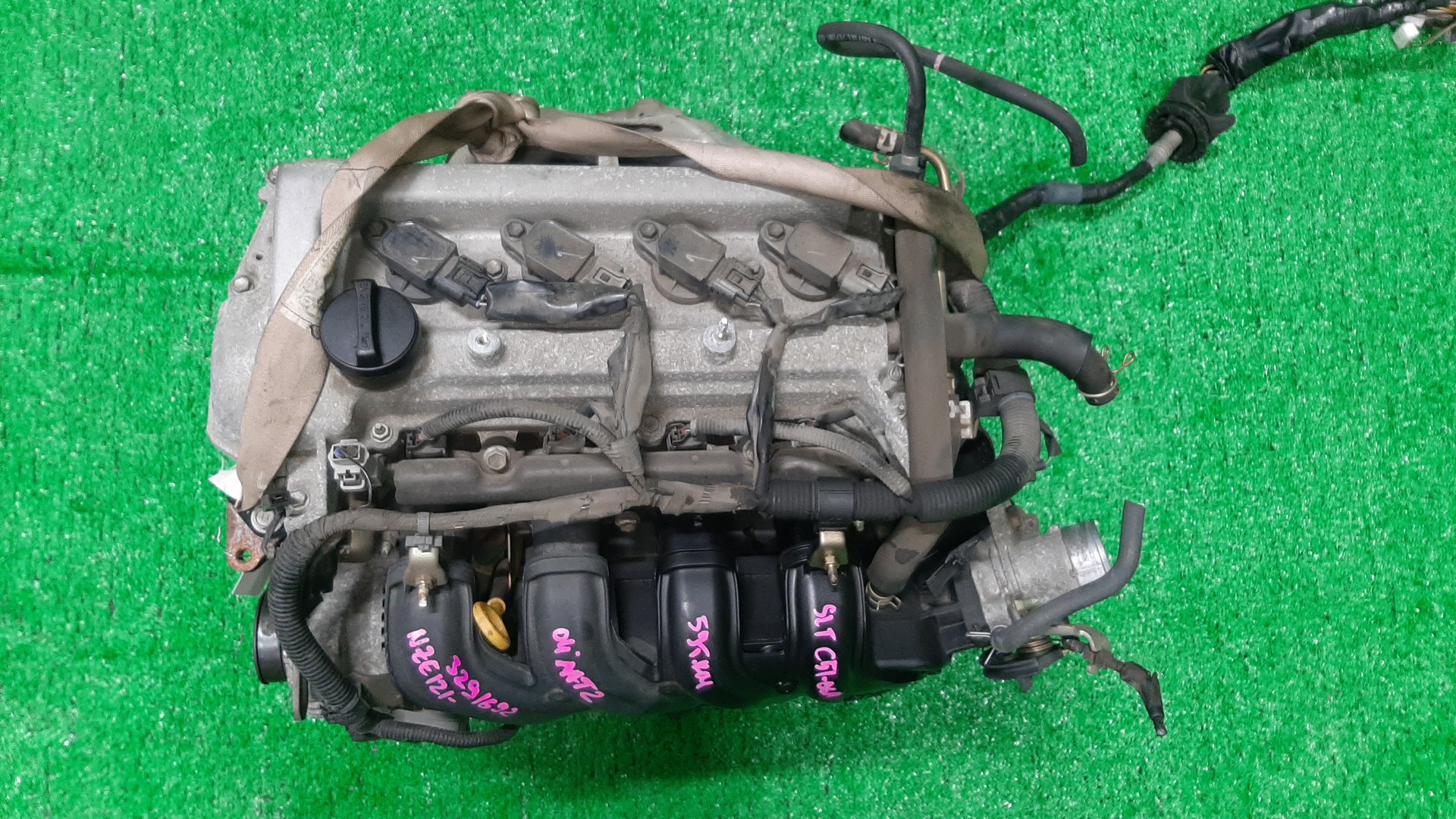 Двигатель TOYOTA COROLLA, COROLLA SPACIO, COROLLA FIELDER, ALLEX, COROLLA RUNX, WILL VS NZE121, NZE121N, NZE121G, NZE127 1NZ-FE MEX 1 ракурс