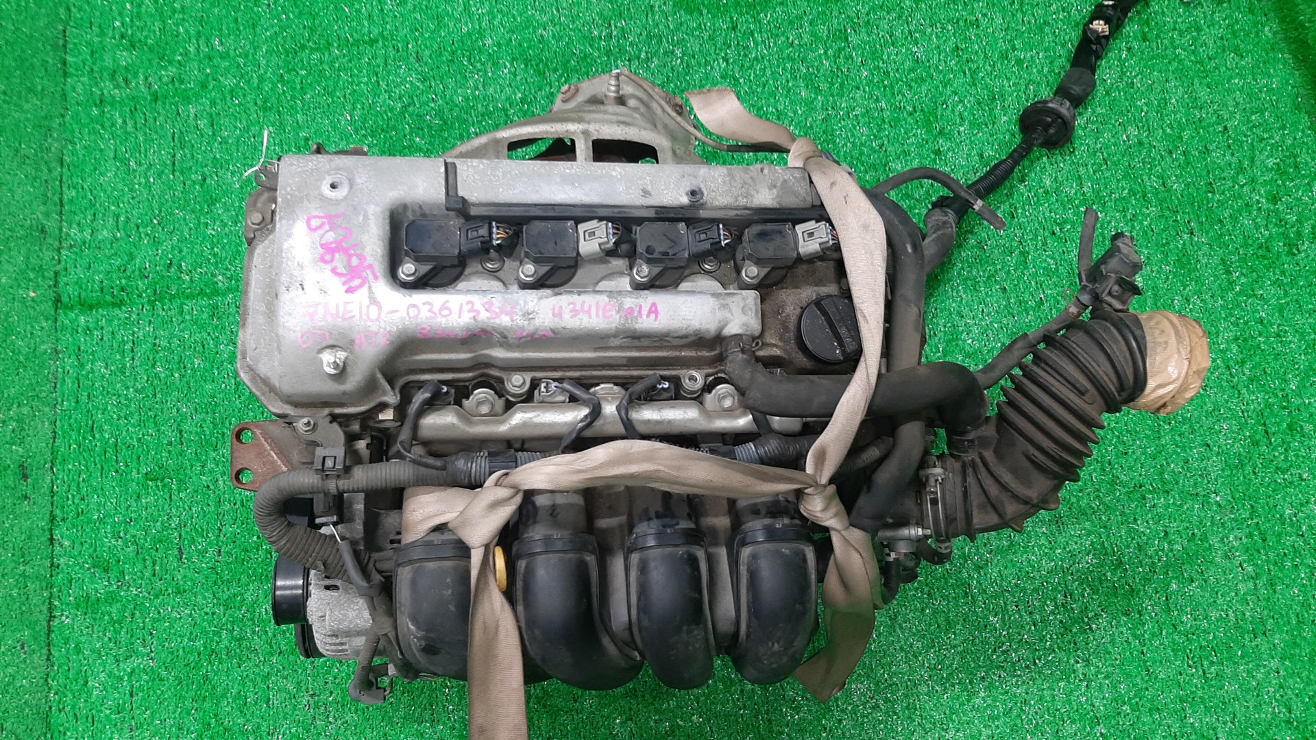 Двигатель TOYOTA CALDINA, CELICA, COROLLA, PREMIO, COROLLA SPACIO, ISIS, WISH, ALLION, COROLLA FIELDER, ALLEX, COROLLA RUNX, WILL VS, FIELDER ZGE20W, ZZT240, ZZT241W, ZZT230, ZZE122, ZNM10, ZNM10W, ZNM10G, ZNE10, ZNE10G, ZZE127 1ZZ-FE ELECTRO 1 ракур