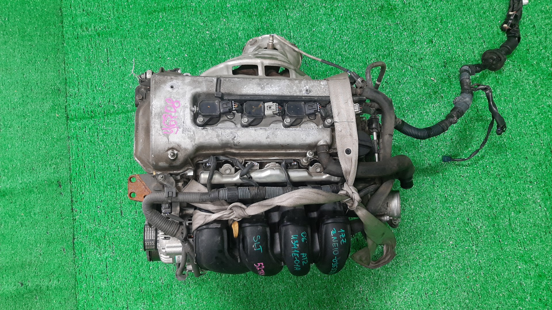 Двигатель TOYOTA CALDINA, CELICA, COROLLA, PREMIO, COROLLA SPACIO, ISIS, WISH, ALLION, COROLLA FIELDER, ALLEX, COROLLA RUNX, WILL VS, FIELDER ZGE20W, ZZT240, ZZT241W, ZZT230, ZZE122, ZNM10, ZNM10W, ZNM10G, ZNE10, ZNE10G, ZZE127 1ZZ-FE ELECTRO 1 ракур