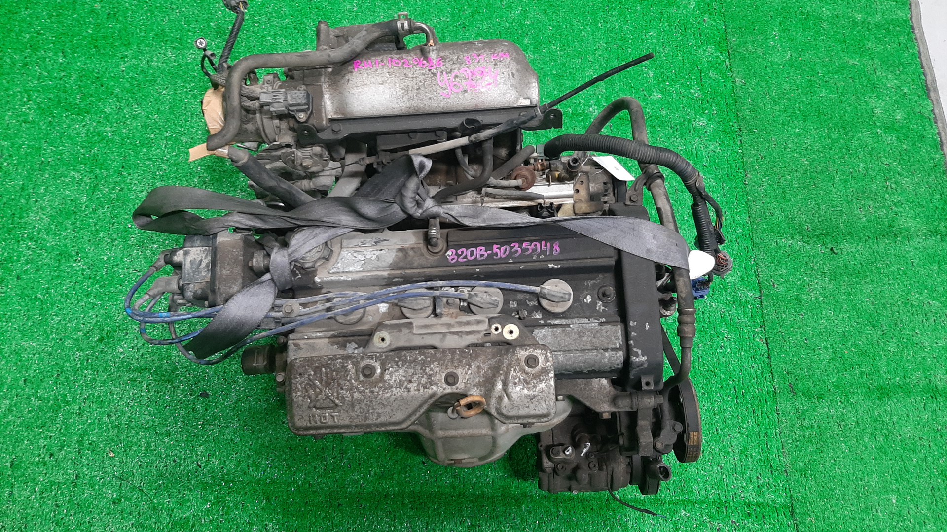 Двигатель HONDA S-MX, STEPWGN RH1, RH2, RF1, RF2 B20B 1MOD 1 ракурс