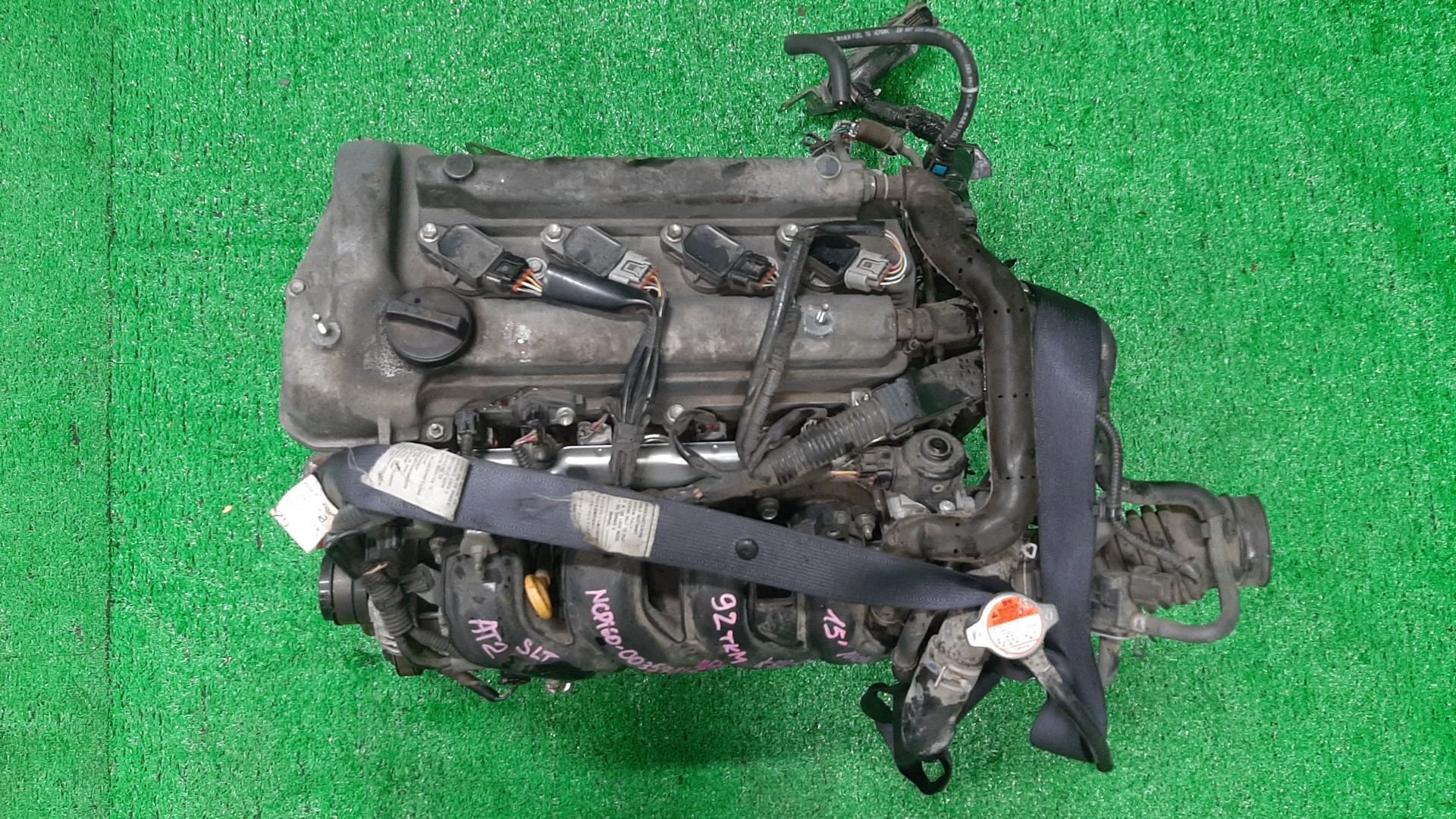 Двигатель TOYOTA PROBOX, COROLLA FIELDER, PORTE, SUCCEED, SPADE, COROLLA  AXIO NCP160V, NZE161G, NCP141, NZE161 1NZ-FE ELECTRO 1 ракурс