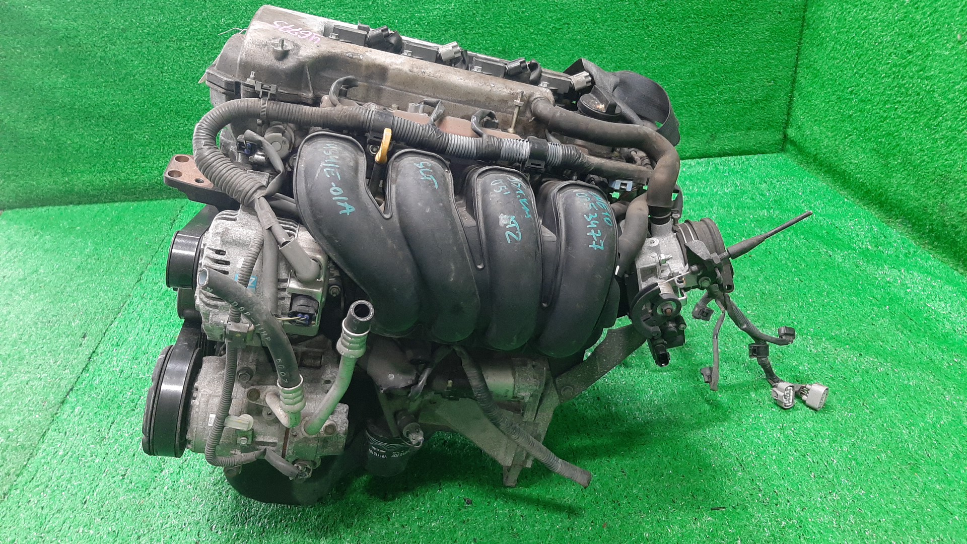 Двигатель TOYOTA CALDINA, CELICA, COROLLA, PREMIO, COROLLA SPACIO, ISIS, WISH, ALLION, COROLLA FIELDER, ALLEX, COROLLA RUNX, WILL VS, FIELDER ZGE20W, ZZT240, ZZT241W, ZZT230, ZZE122, ZNM10, ZNM10W, ZNM10G, ZNE10, ZNE10G, ZZE127 1ZZ-FE MEX 4 ракурс